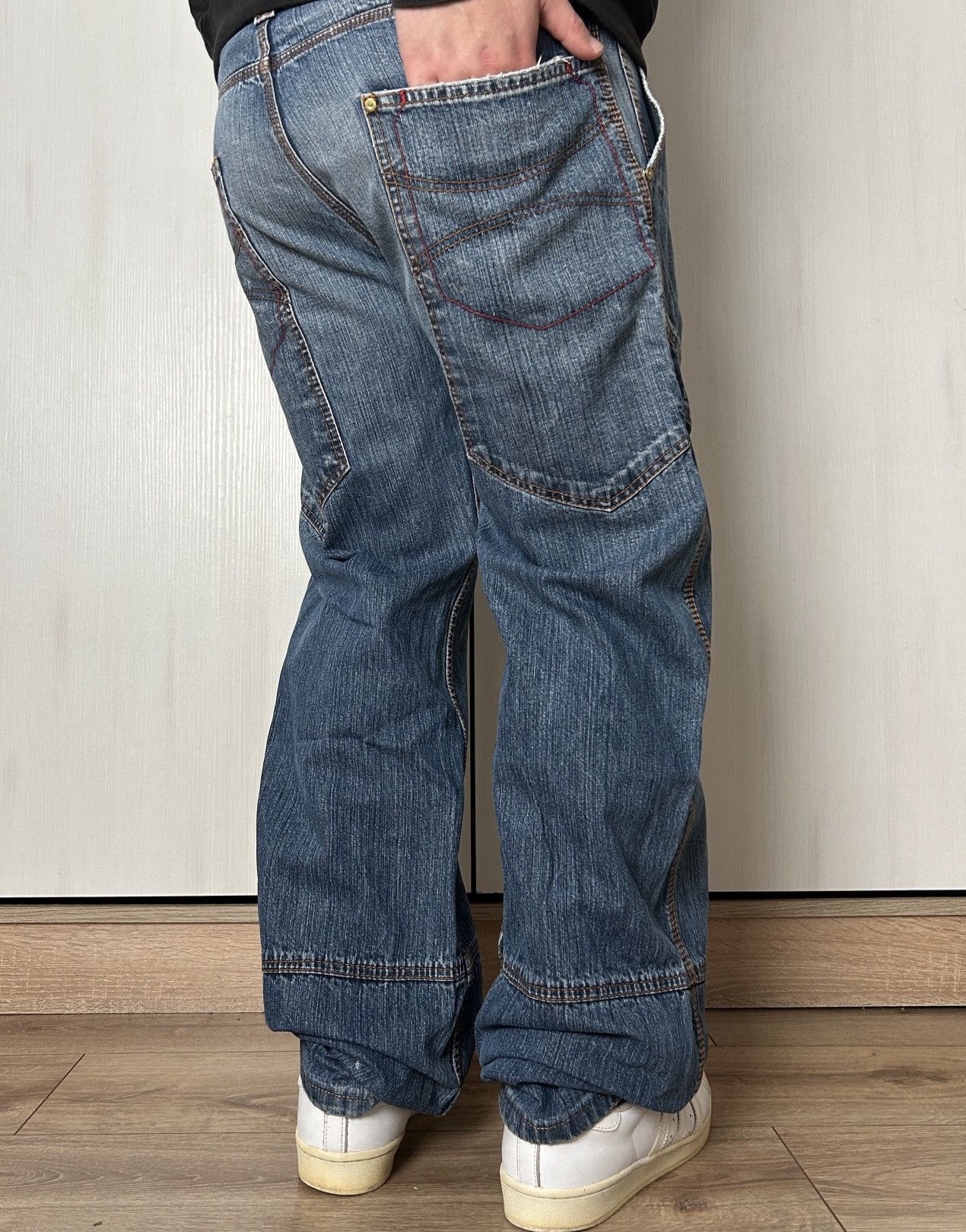 Lonsdale Vintage Lonsdale baggy y2k Jnco style denim size 33 Size US 33 - 2 Thumbnail