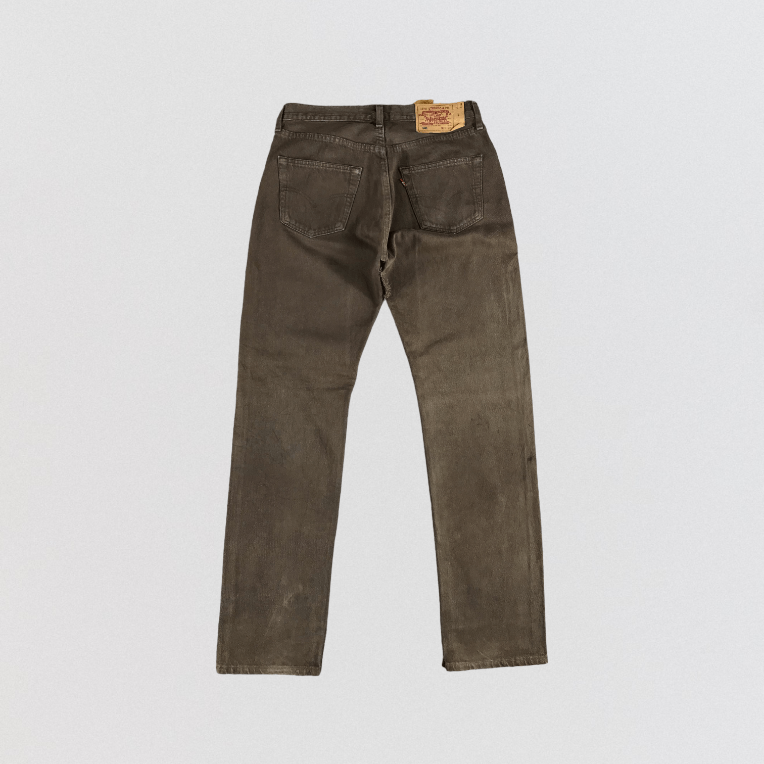 Levi's Vintage 90s Faded Black Levis 501 Jeans-JM2489 Size US 33 - 2 Thumbnail