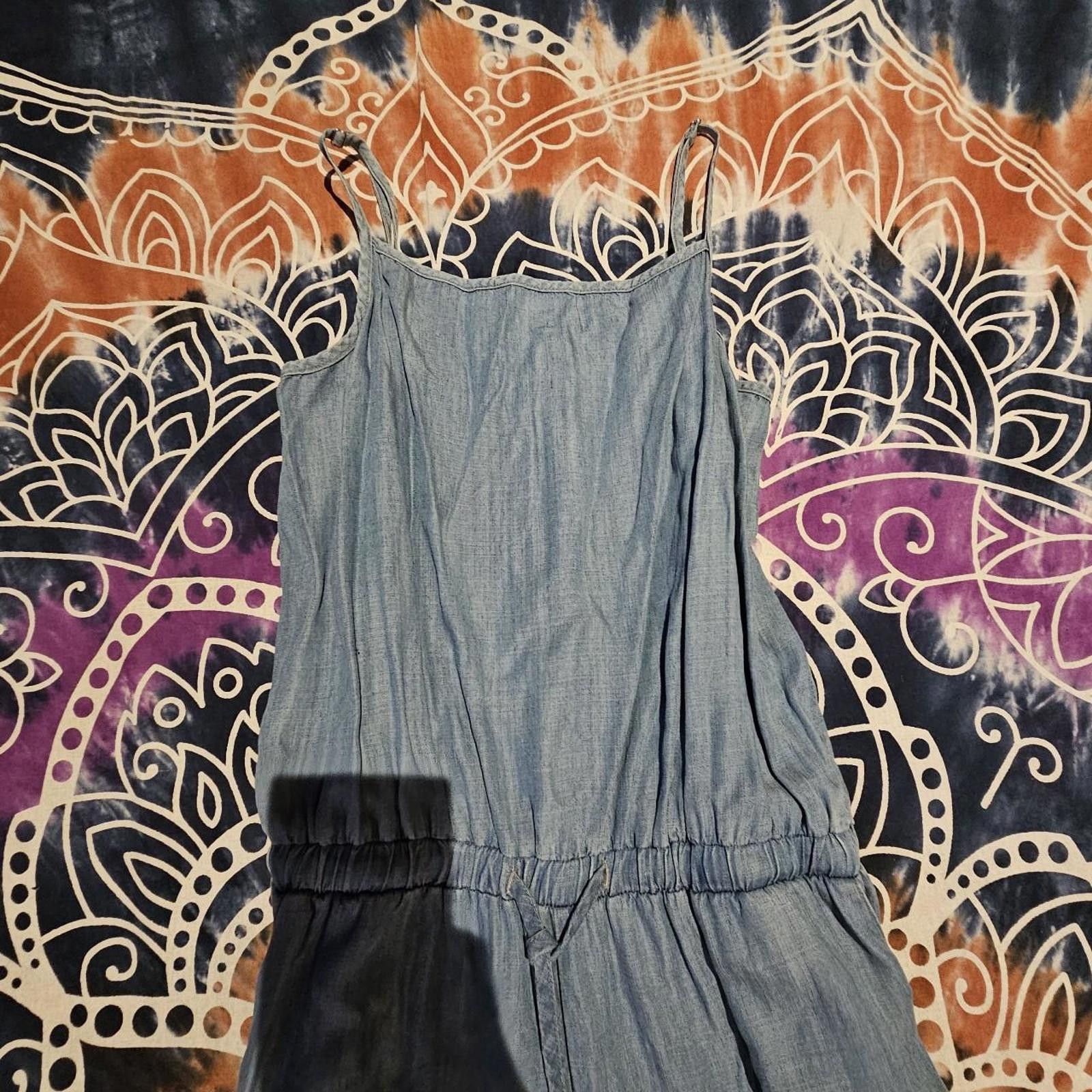Designer Women's Light Weight Denimn Jumpsuit Size 32" / US 10 / IT 46 - 4 Thumbnail
