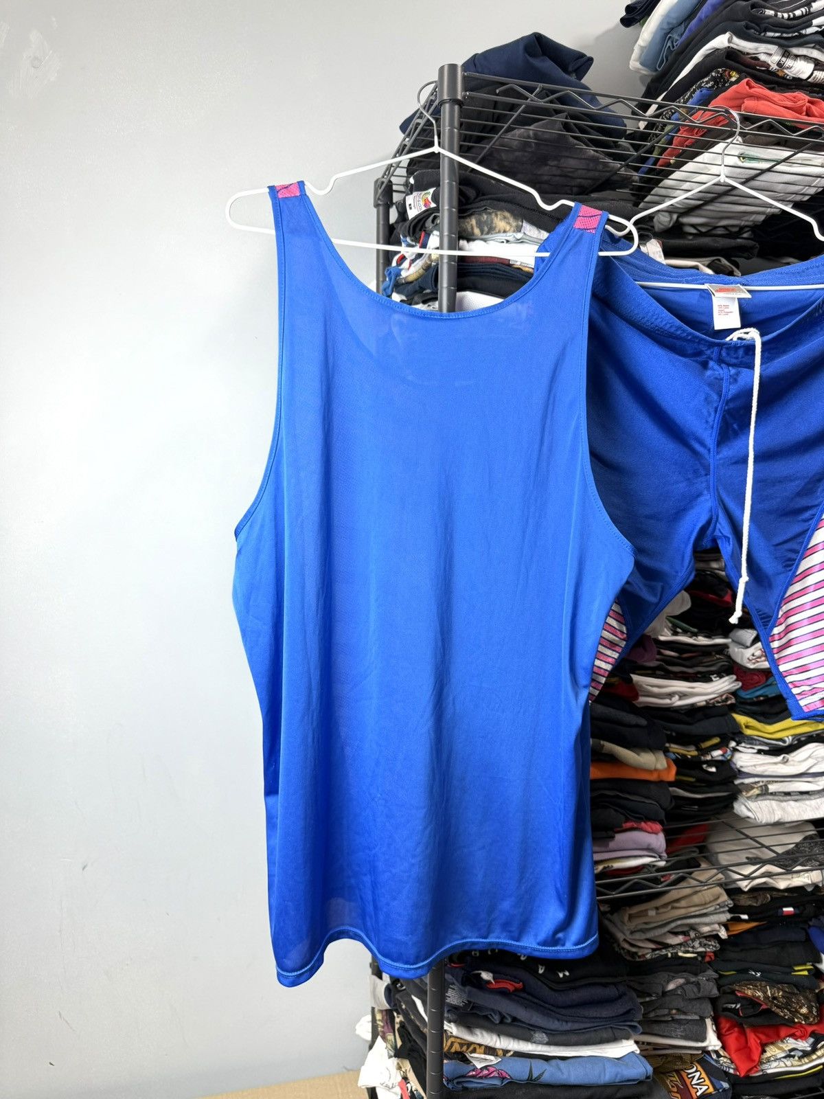 Nike Vintage 80-90’s Nike Full Set Bicycle Jersey T Shirt Shorts Size US XL / EU 56 / 4 - 6 Thumbnail