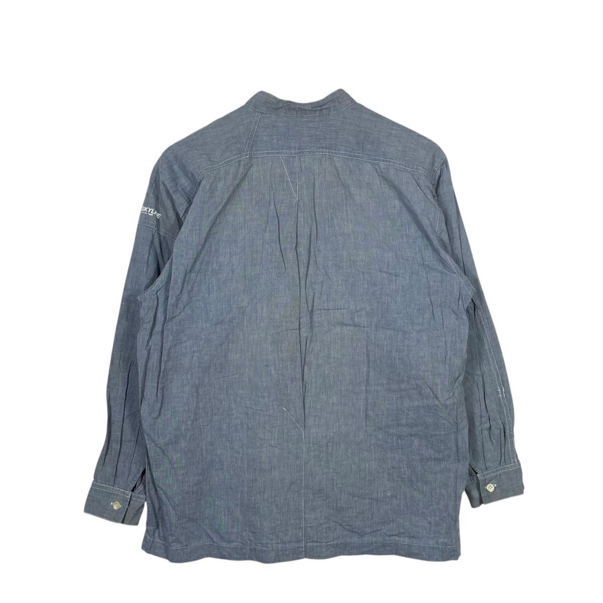 Issey Miyake Issey Miyake Skyline Chambray Shirt Minimal Design Studio Size US M / EU 48-50 / 2 - 4 Thumbnail