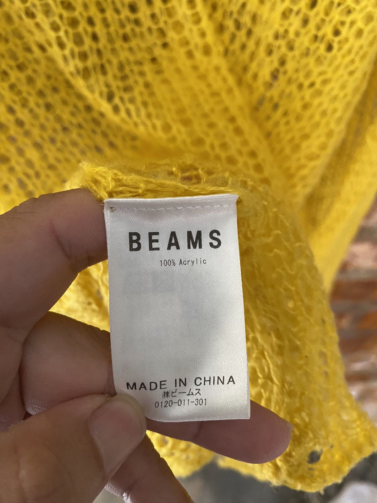 A.F.F.A. × Beams Plus × Japanese Brand 2000s Vaporize Beams destroy Spider web open knit mesh Size US M / EU 48-50 / 2 - 12 Thumbnail