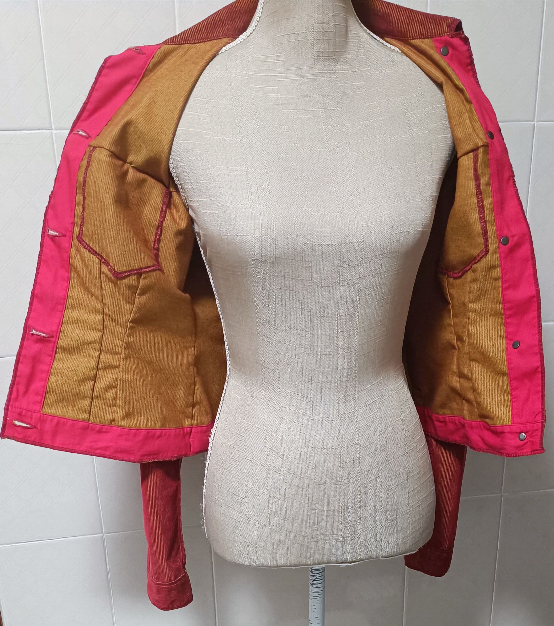 Jean Paul Gaultier 90's - Lightweight fine corduroy jacket Size S / US 4 / IT 40 - 2 Thumbnail