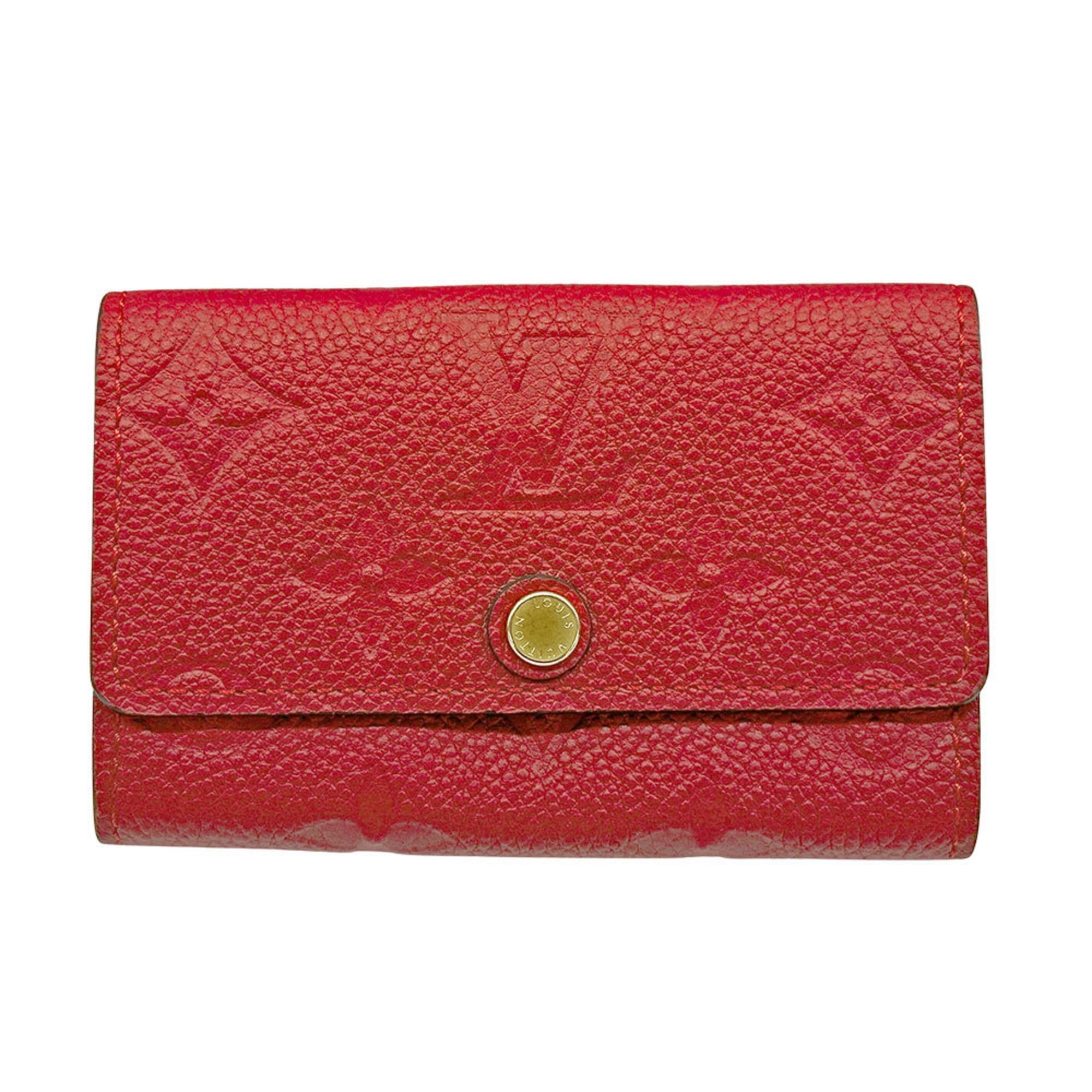 Louis Vuitton Louis Vuitton Key Case for Women, Monogram Empreinte, Multicles 6, Scarlet Red, M63708, 6-Key Size ONE SIZE - 1 Thumbnail