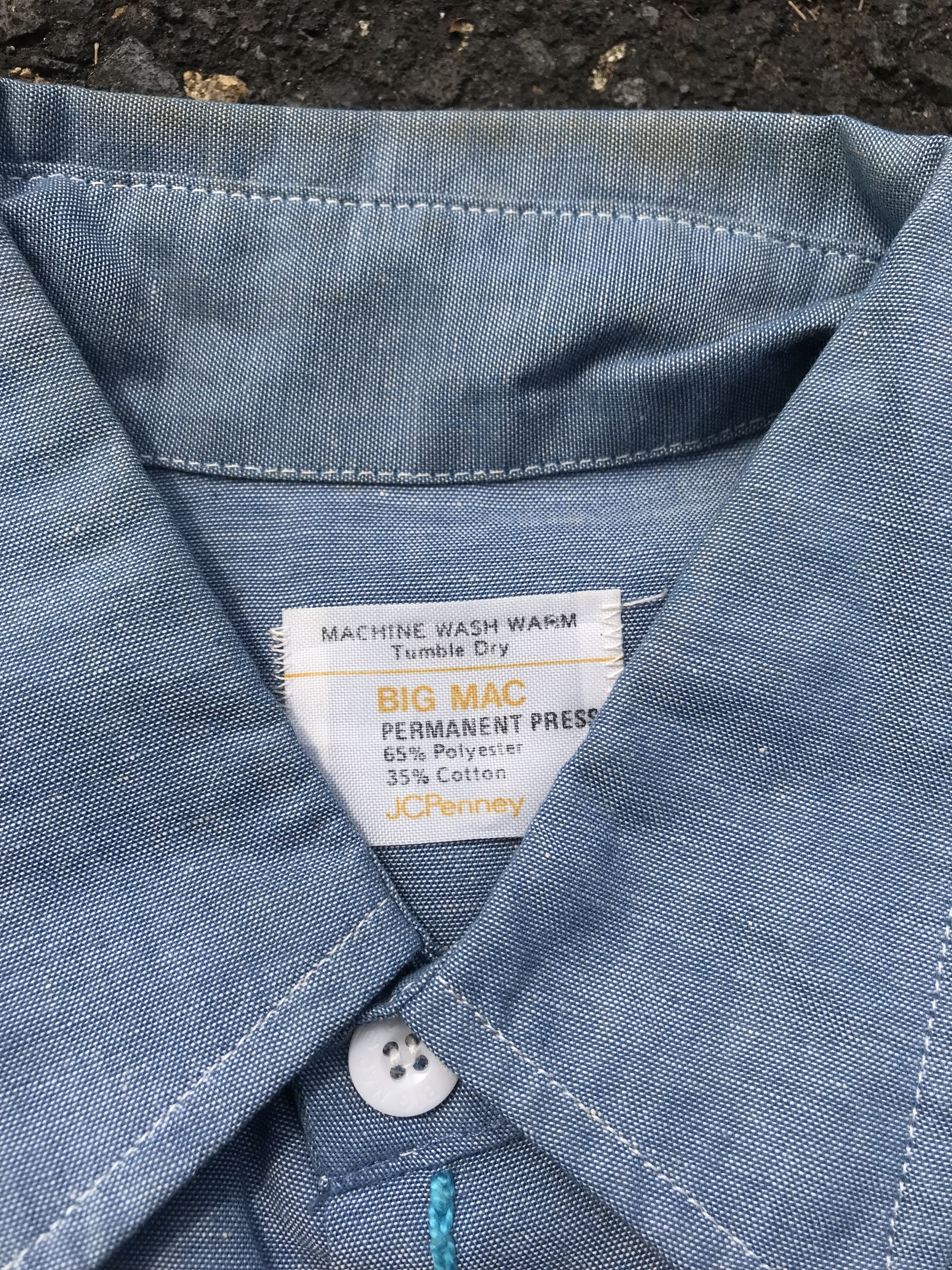 Big Mac × JCPenney × Vintage JCPenney big mac embroidered chambray Size US M / EU 48-50 / 2 - 4 Thumbnail