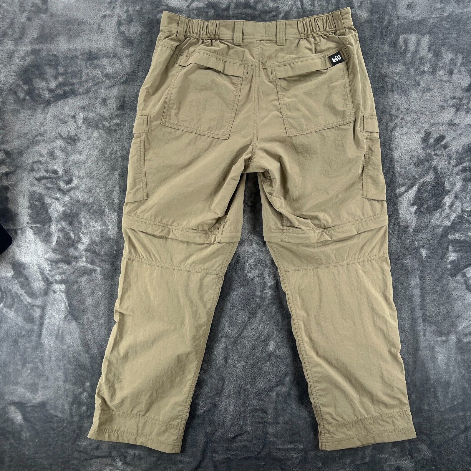 Rei REI Co-op Pants Men 36x32 (34X29) Relaxed Gray/Tan Khaki Con Size US 36 / EU 52 - 2 Thumbnail