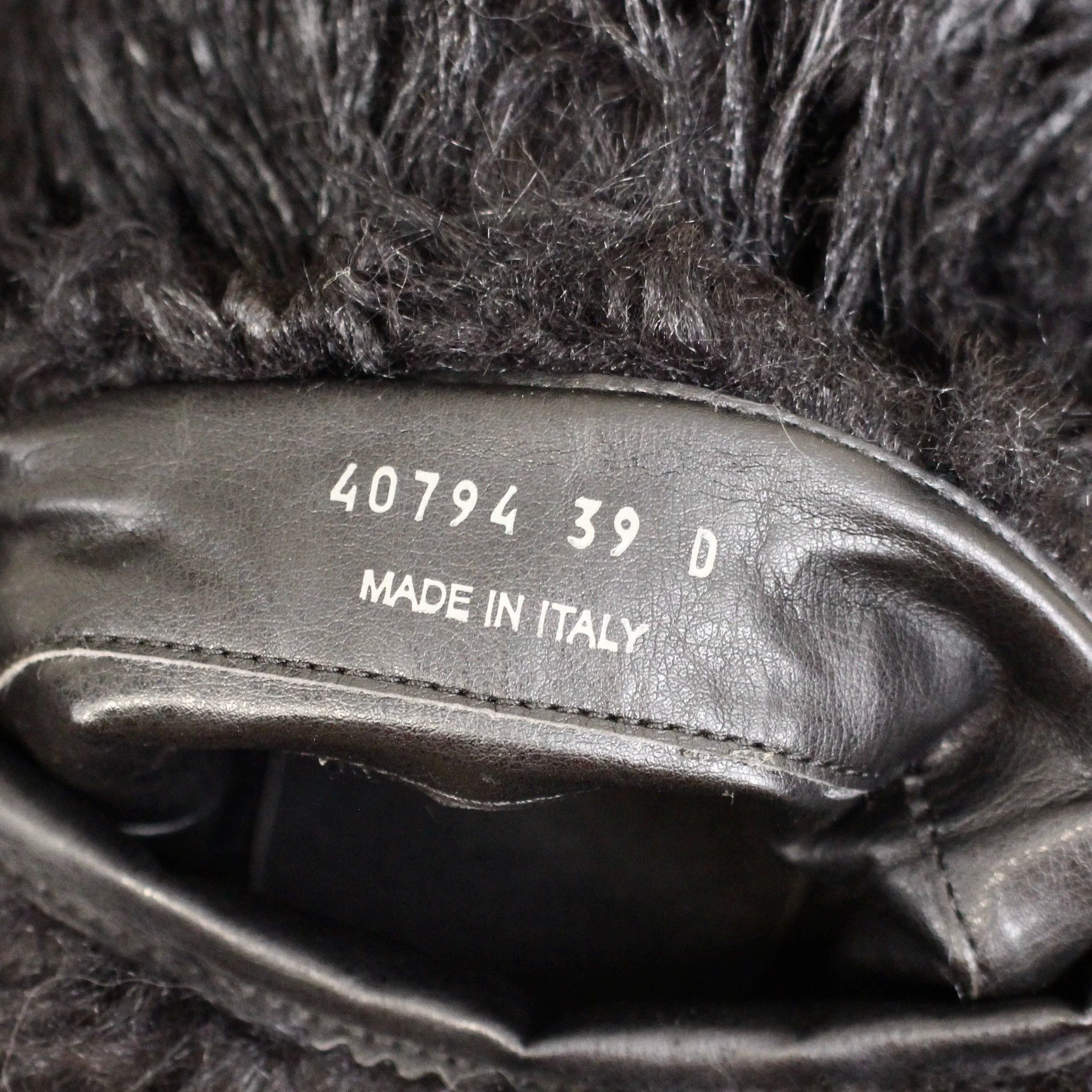 Rick Owens Size 39 RO double-line messy fur boots Size US 6 / EU 39 - 8 Thumbnail