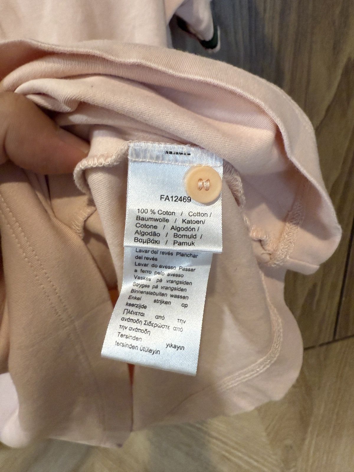 Lacoste Lacoste Light Pink Regular Fit Polo Size US S / EU 44-46 / 1 - 4 Thumbnail