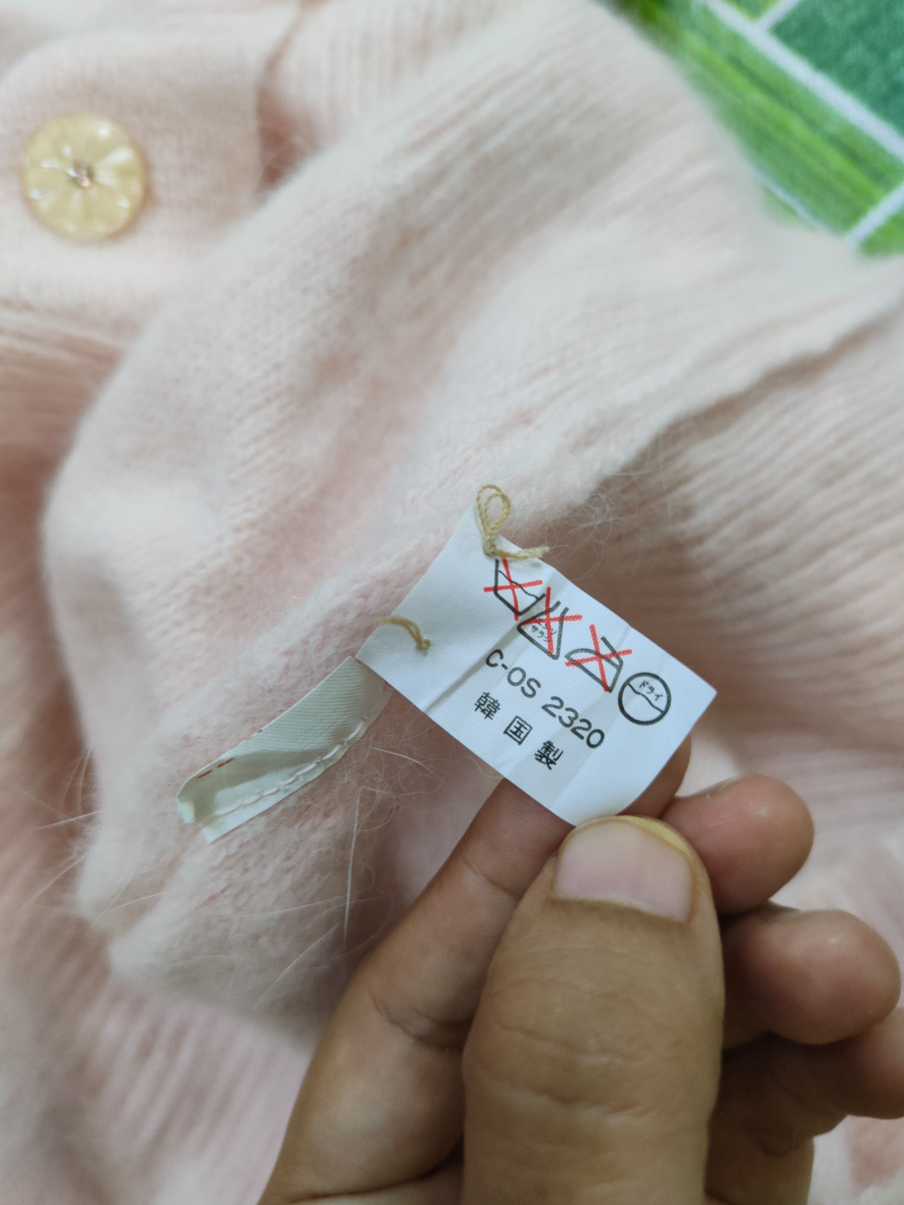 Homespun Knitwear × Japanese Brand Japanese Brand Pink Fur Mohair Knitwear Cardigan #S2070 Size S / US 4 / IT 40 - 11 Thumbnail