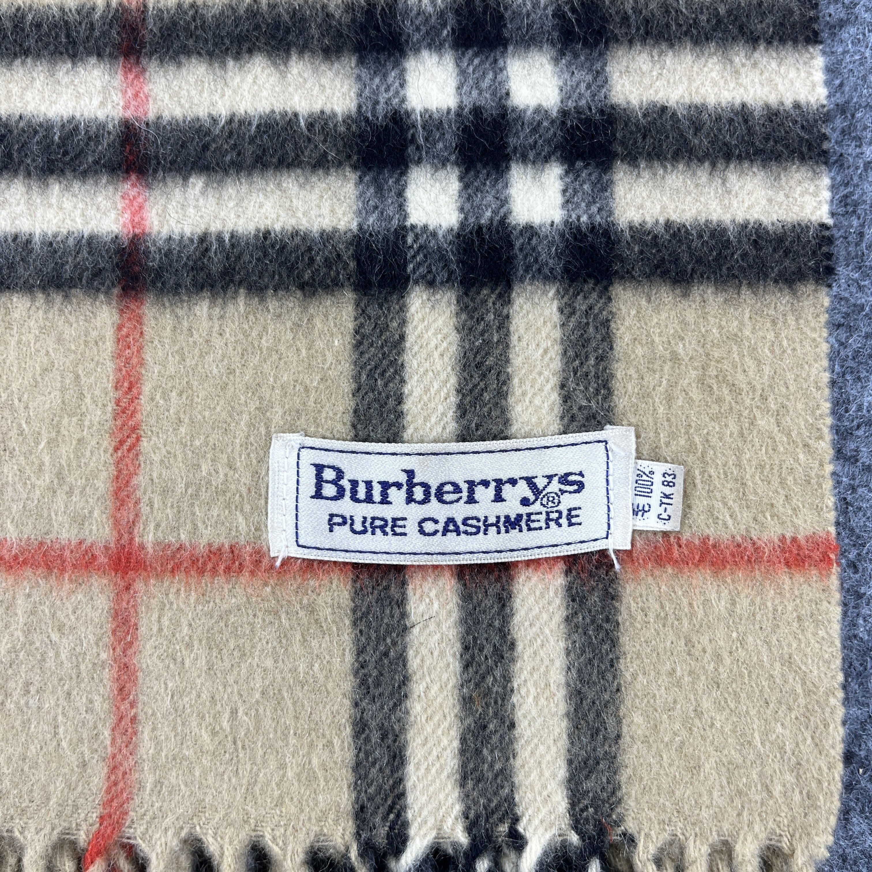 Burberry × Vintage Vintage Burberry Scarf / Muffler / Neckwear K059 Size ONE SIZE - 5 Thumbnail