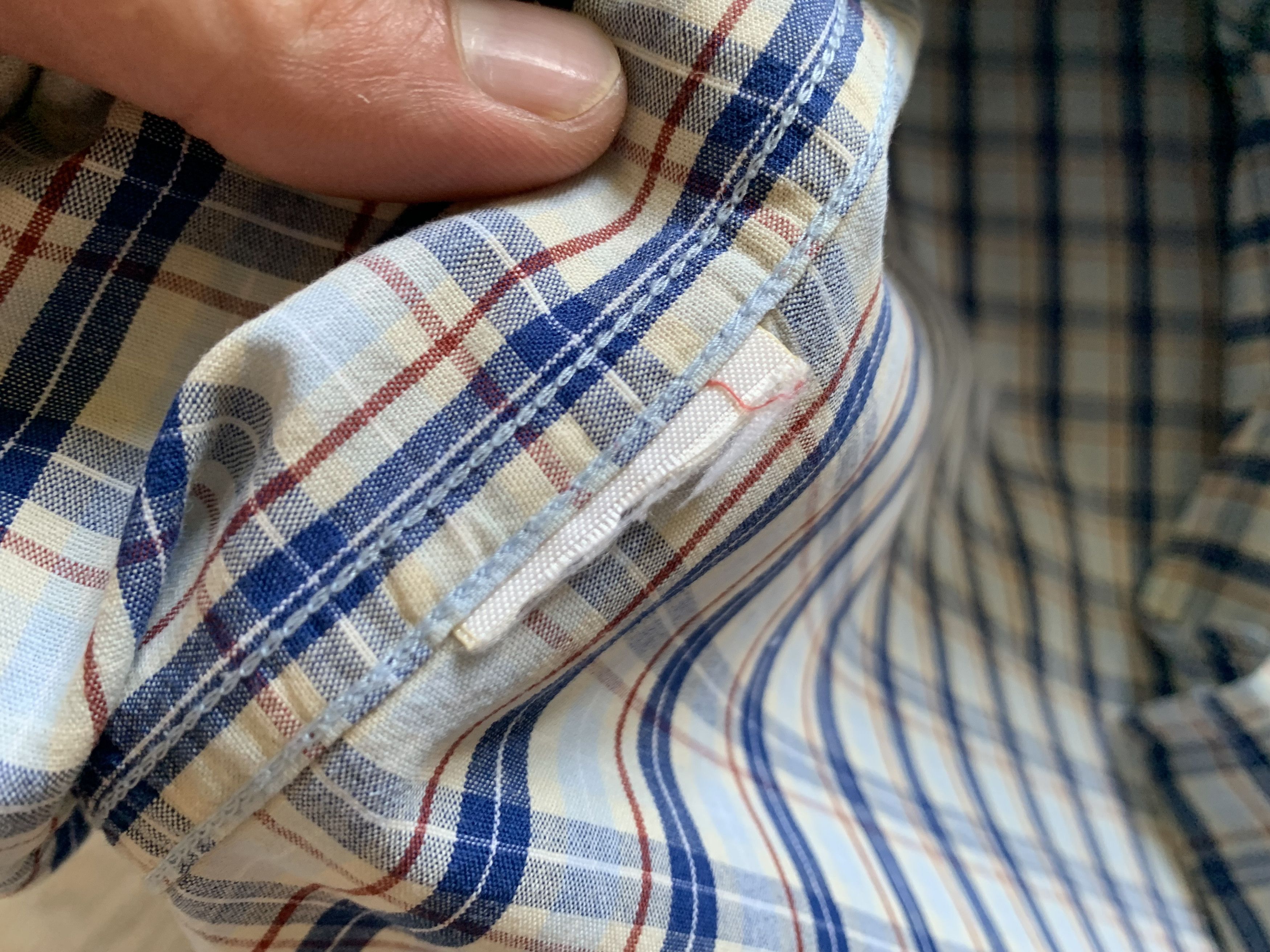 Vintage × Wrangler Wrangler Plaid Casual Cotton Short Sleeve Shirt Size US L / EU 52-54 / 3 - 7 Thumbnail