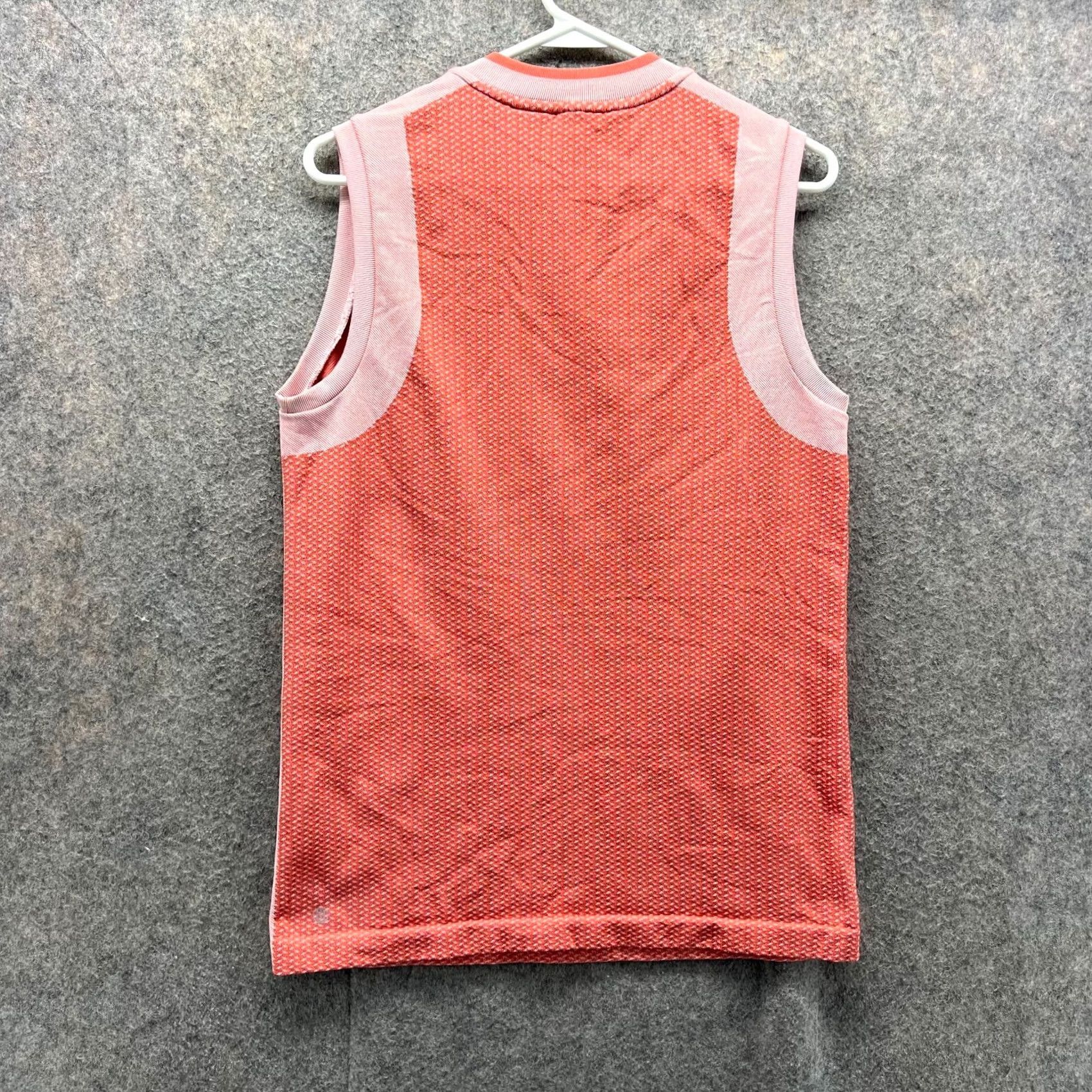Adidas Adidas Shirt Womens Medium Polo Sleeveless Henley Primeknit Orange Heather Size M / US 6-8 / IT 42-44 - 2 Thumbnail