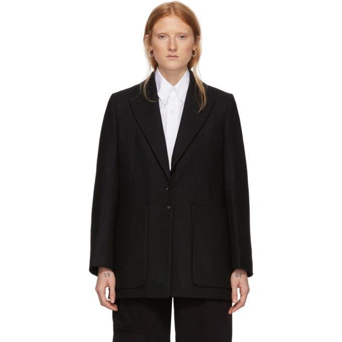 Studio Nicholson Studio Nicholson Black Acre Wool Blazer Size S / US 4 / IT 40 - 5 Thumbnail