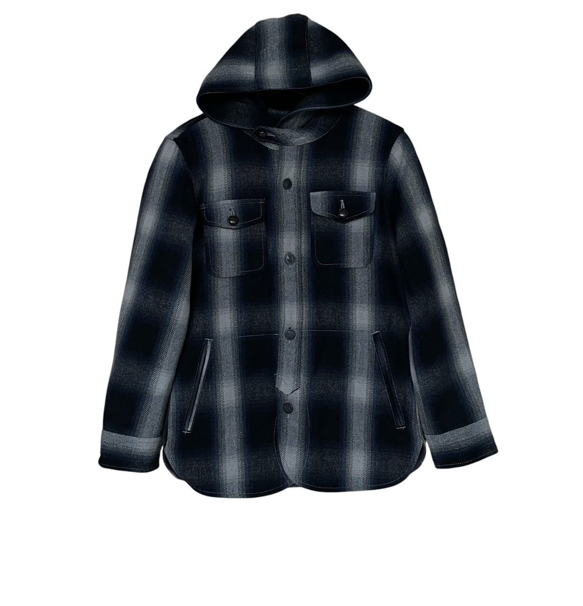 Guru × Japanese Brand × Vintage Vintage Japanese Brand Guru Warehouse Wool Jacket 2000s Size US S / EU 44-46 / 1 - 1 Thumbnail