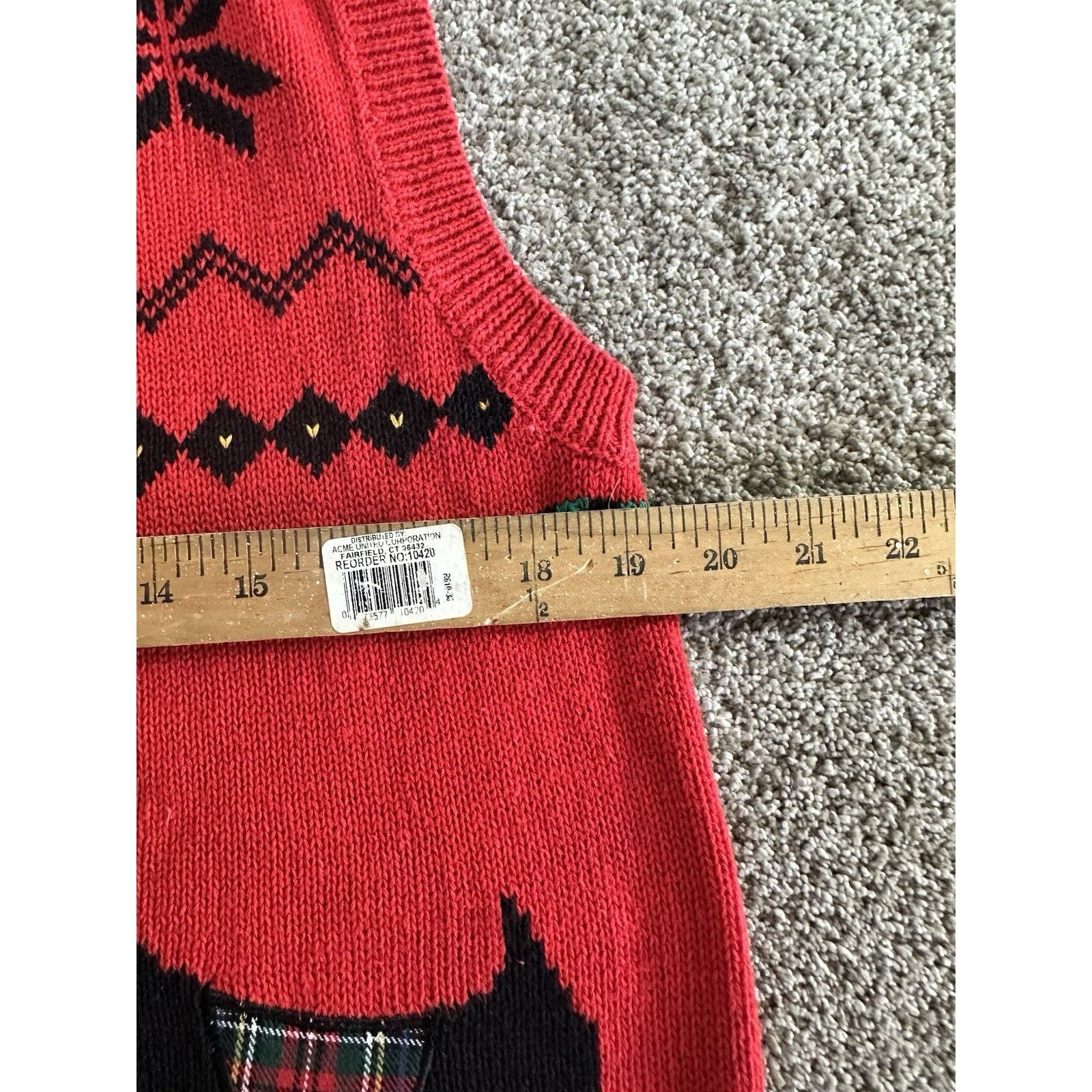 Other Vintage Y2K Sweater Vest Scottie Dog Alfred Dunner Size PM Size M / US 6-8 / IT 42-44 - 3 Thumbnail