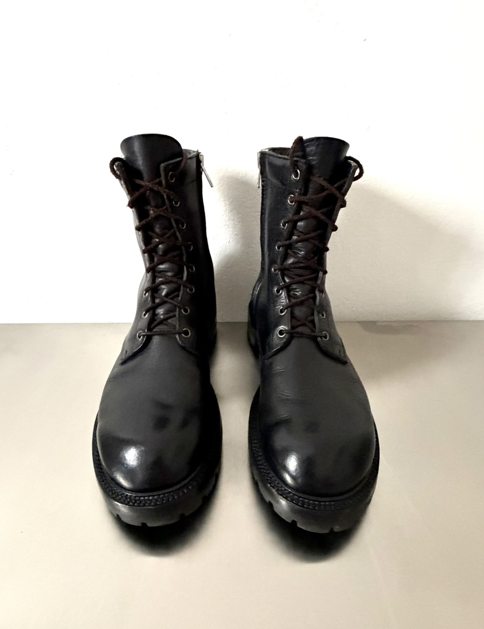 Rick Owens Rick Owens Goodyear Flex Combat Boots EU44 UK10 Size US 11 / EU 44 - 20 Thumbnail