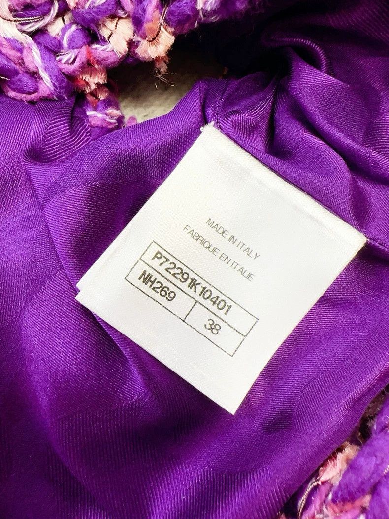 Chanel Chanel 22p early spring purple mixed color braided vest Size XS / US 0-2 / IT 36-38 - 4 Thumbnail