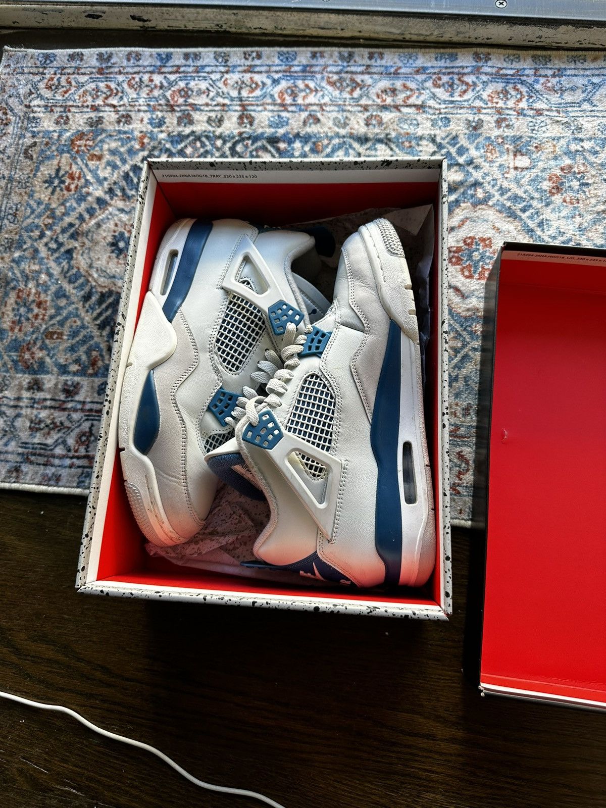 Jordan Brand Jordan 4 Military blue Size US 9 / EU 42 - 1 Thumbnail