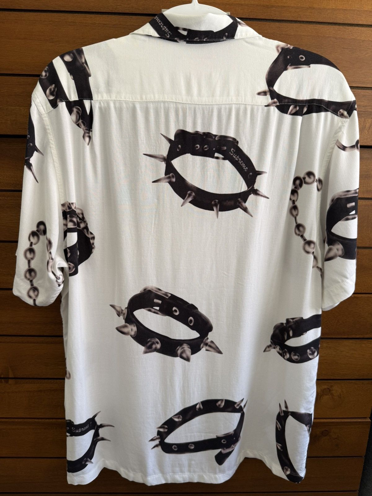 Supreme Supreme Studded Collars Rayon S/S Shirt Size US L / EU 52-54 / 3 - 3 Thumbnail
