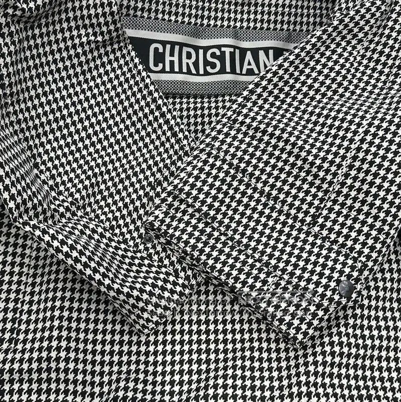 Dior Dior Black Polyester Checkered Women's Jacket . Size XS / US 0-2 / IT 36-38 - 5 Thumbnail