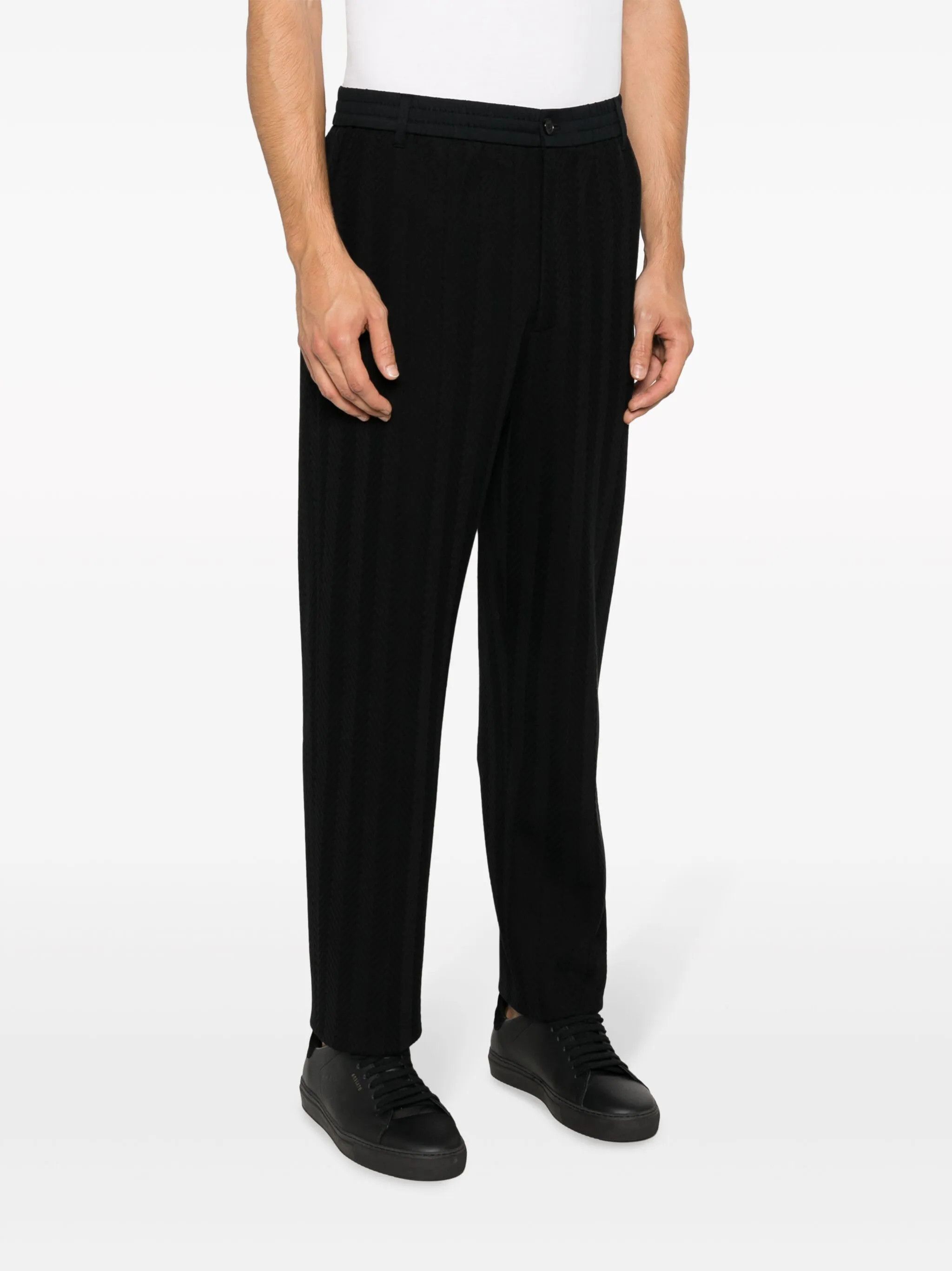 Missoni o1y0225 Casual Pant in Black Size US 34 / EU 50 - 2 Thumbnail