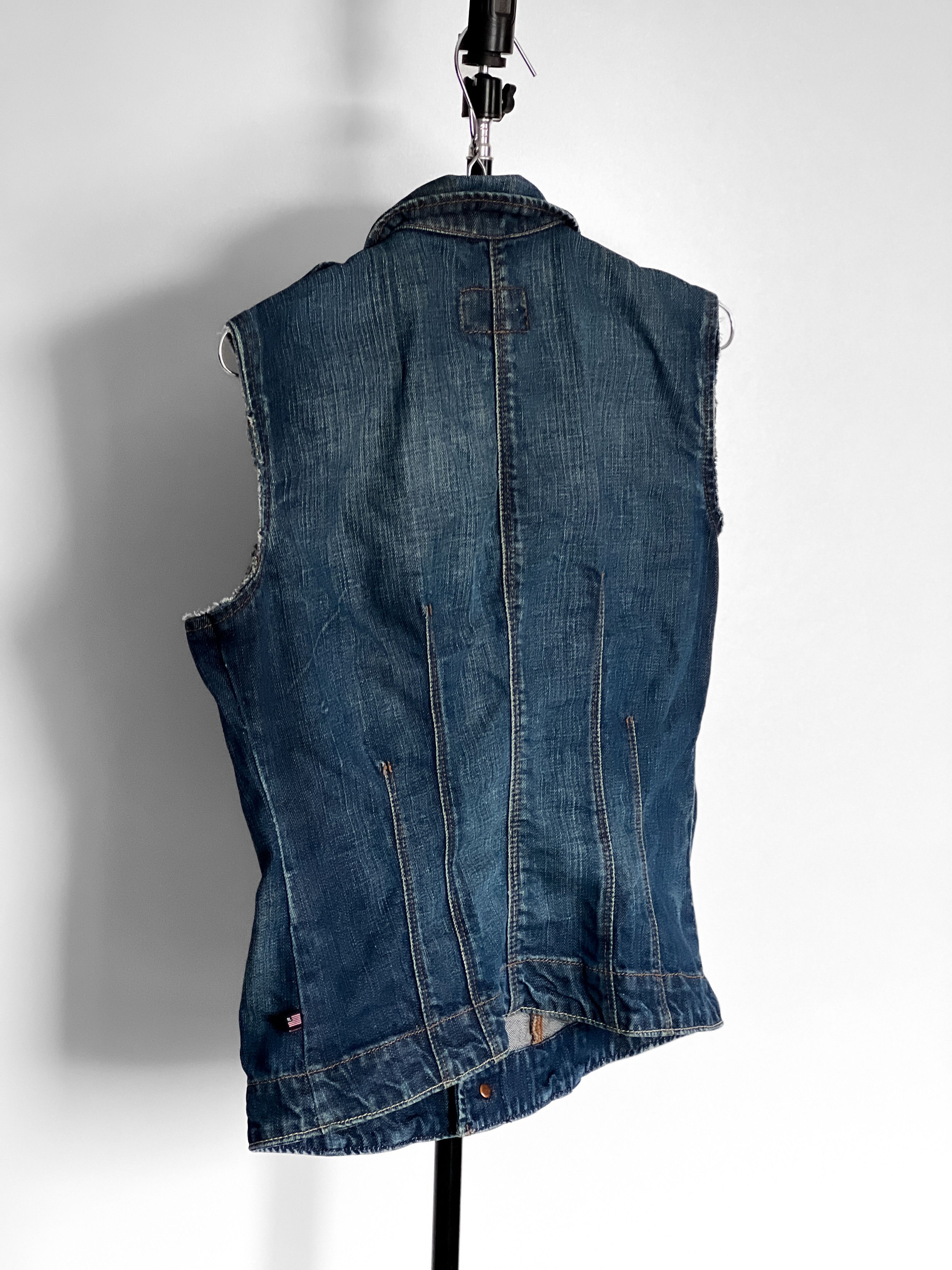 Polo Ralph Lauren Ralph Lauren Polo Jeans Co Vintage Women’s Denim Vest Size S / US 4 / IT 40 - 9 Thumbnail
