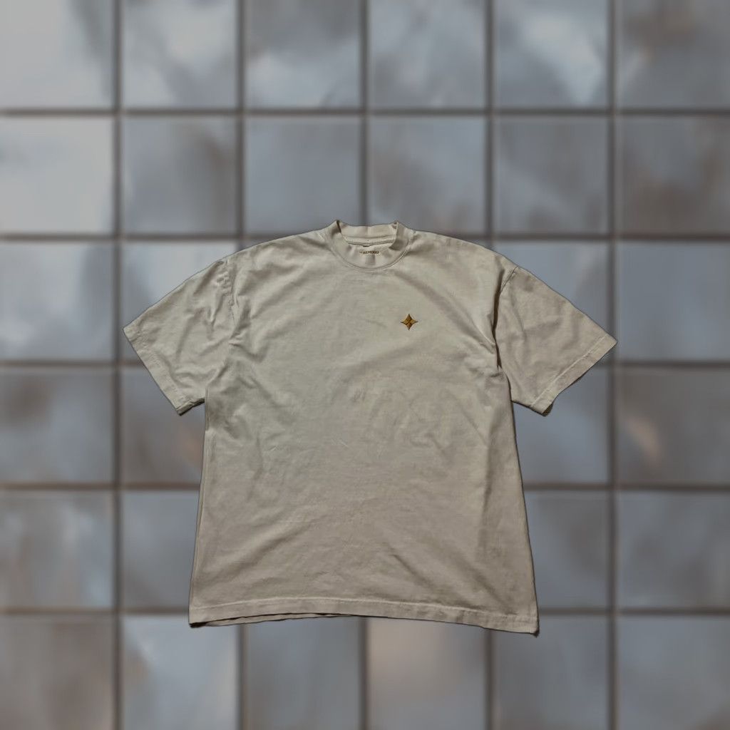 Vintage Futuremood Studios Sunglasses Lil Yachty Beige Embroidered Logo S/S T-Shirt Sz.L Shirt Mens Large Embroidered Logo Beige (Used) Size US L / EU 52-54 / 3 - 1 Thumbnail