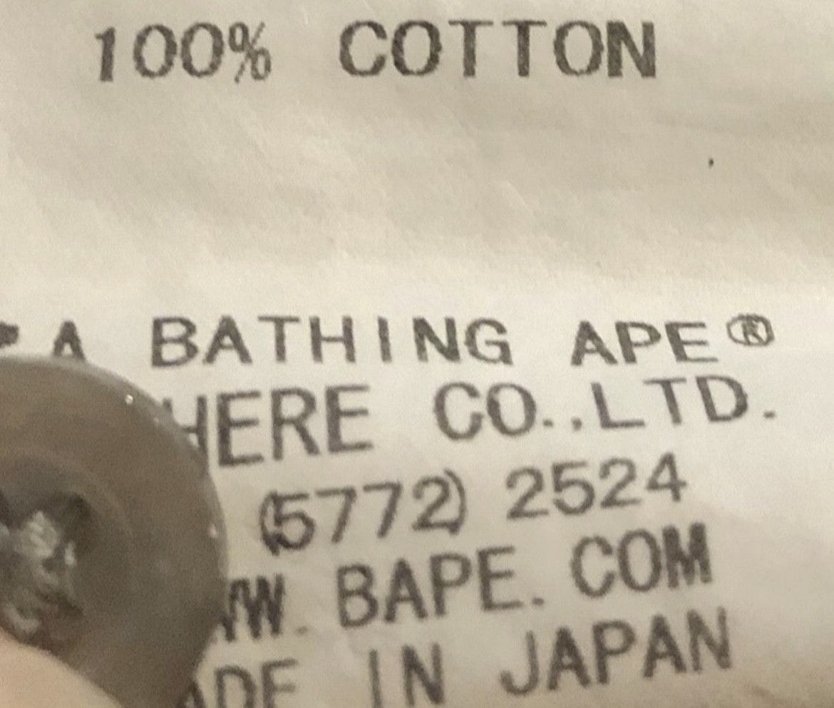 Bape Bape tee shirt Size US M / EU 48-50 / 2 - 5 Thumbnail