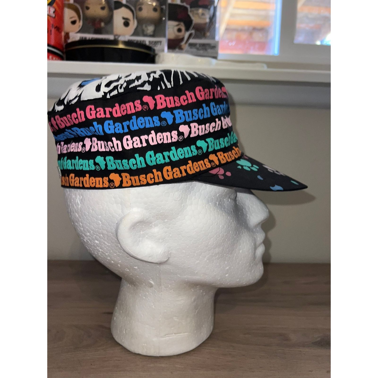Vintage Vintage Busch Gardens Hat Headwear Cap White Tiger Painter Size ONE SIZE - 7 Thumbnail