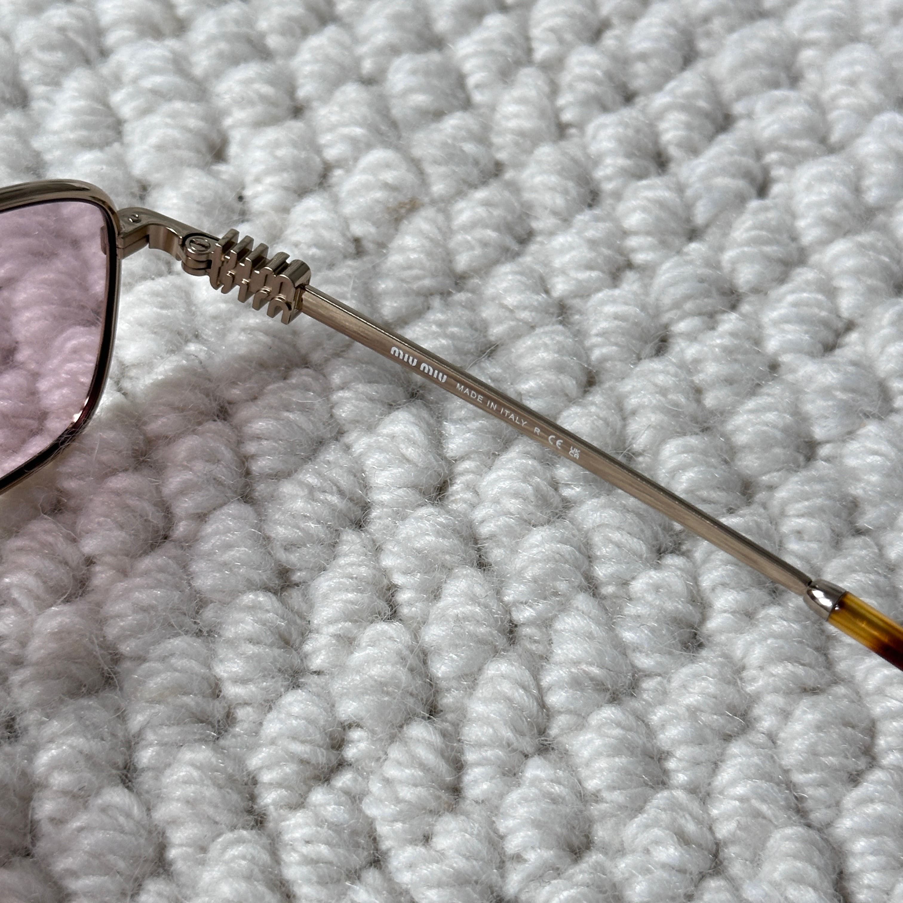 Miu Miu MIU MIU 0MU A53S SUNGLASSES Size ONE SIZE - 4 Thumbnail