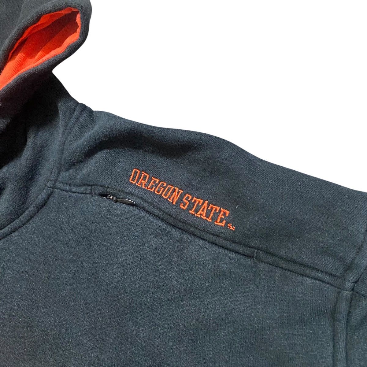 Vintage Vintage Nike Center Swoosh Oregon State Hoodie Size US XXL / EU 58 / 5 - 4 Thumbnail