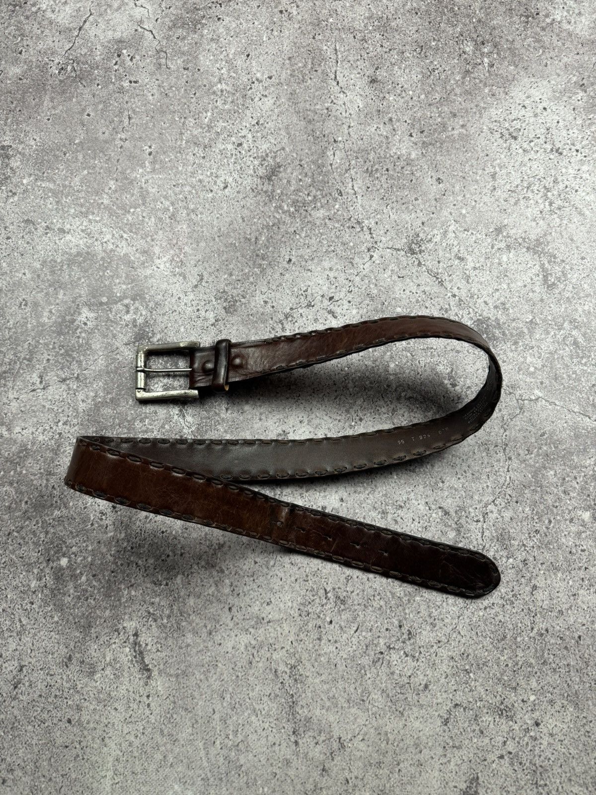 Japanese Brand 00’s NUMBER NINE STYLE BRAIDED LEATHER RARE Y2K BELT VINTAGE Size ONE SIZE - 7 Thumbnail