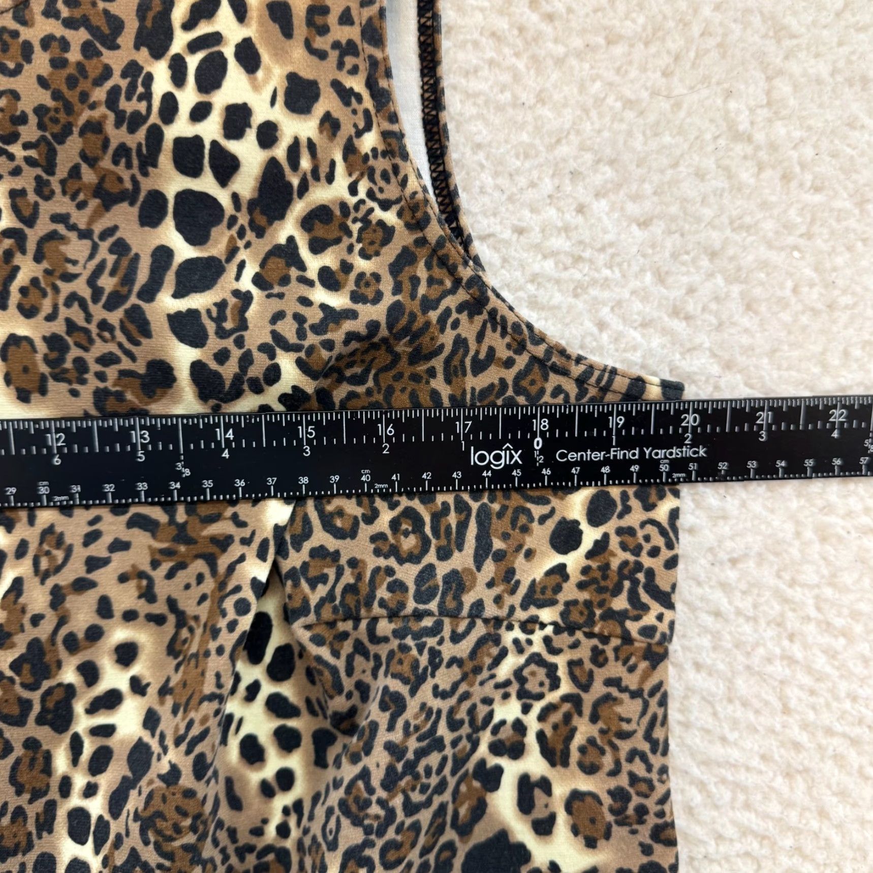 Vintage VINTAGE Y2K Cheetah Leopard Animal Print Tank Top Boho Bohemian 1X 2X XL XXL Brown Shirt Womens Size XL / US 12-14 / IT 48-50 - 4 Thumbnail