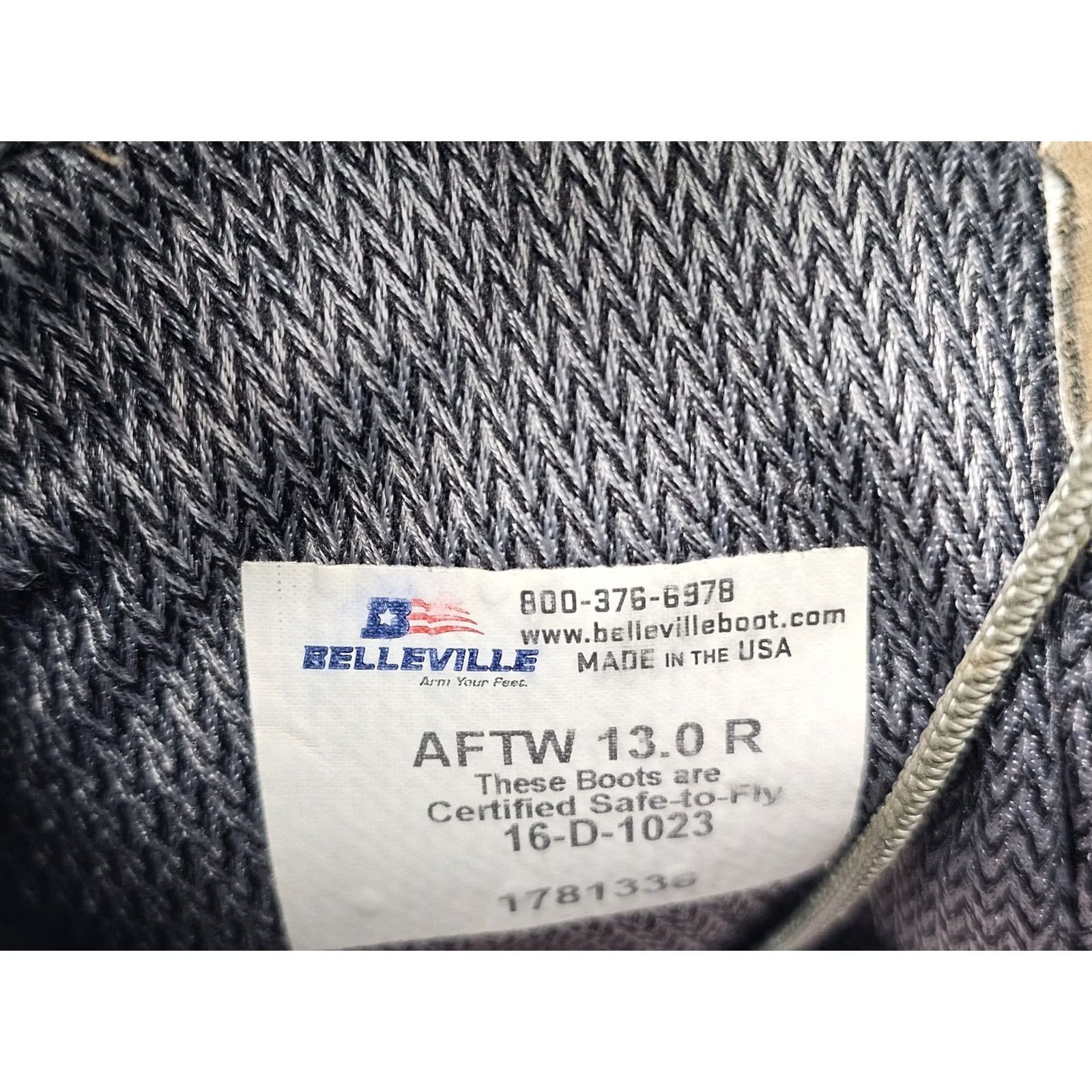 Vintage Belleville AFTW Military Combat Boots Gore-Tex Tactical Vibram Sole Men’s 13R Boots Size US 13 / EU 46 - 2 Thumbnail