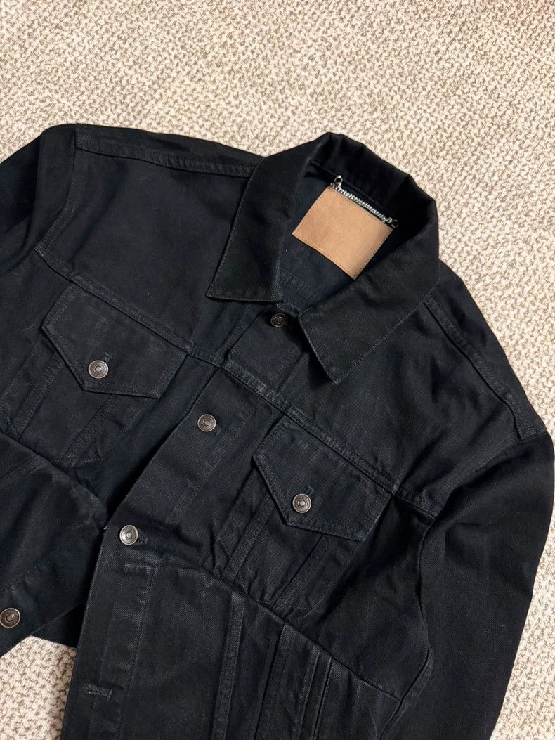 Balenciaga Balenciaga size 34 Distressed black water-washed denim jac Size S / US 4 / IT 40 - 6 Thumbnail