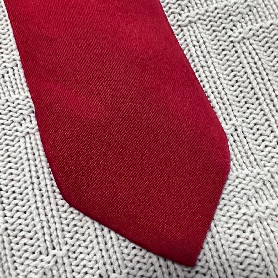 Vintage Vintage Christopher Hayes red mens tie Size ONE SIZE - 2 Thumbnail