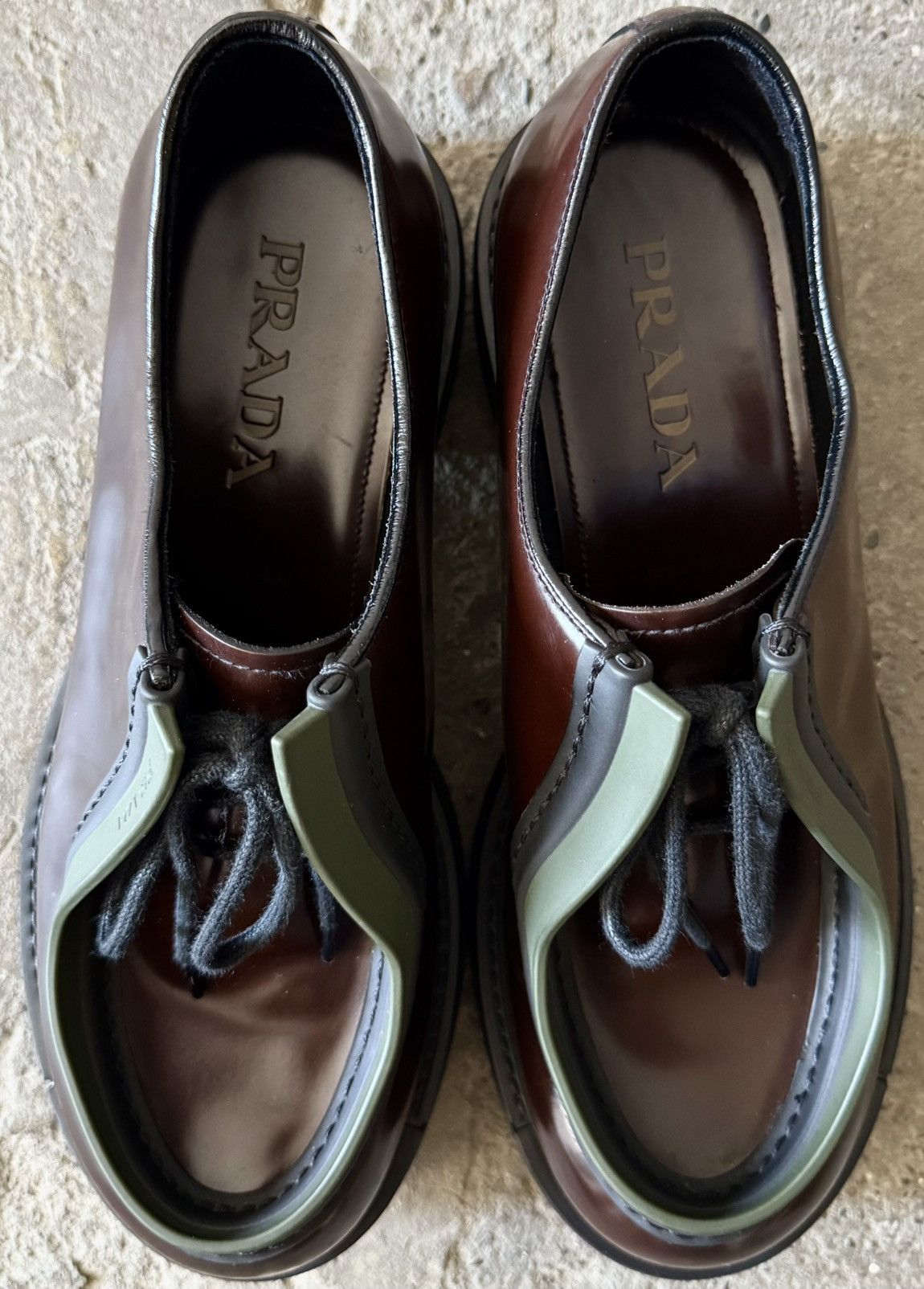 Prada × Raf Simons Prada - Raf Simons - FW2023 - Diapason Opaque -Brushed Derby Size US 8 / EU 41 - 3 Thumbnail