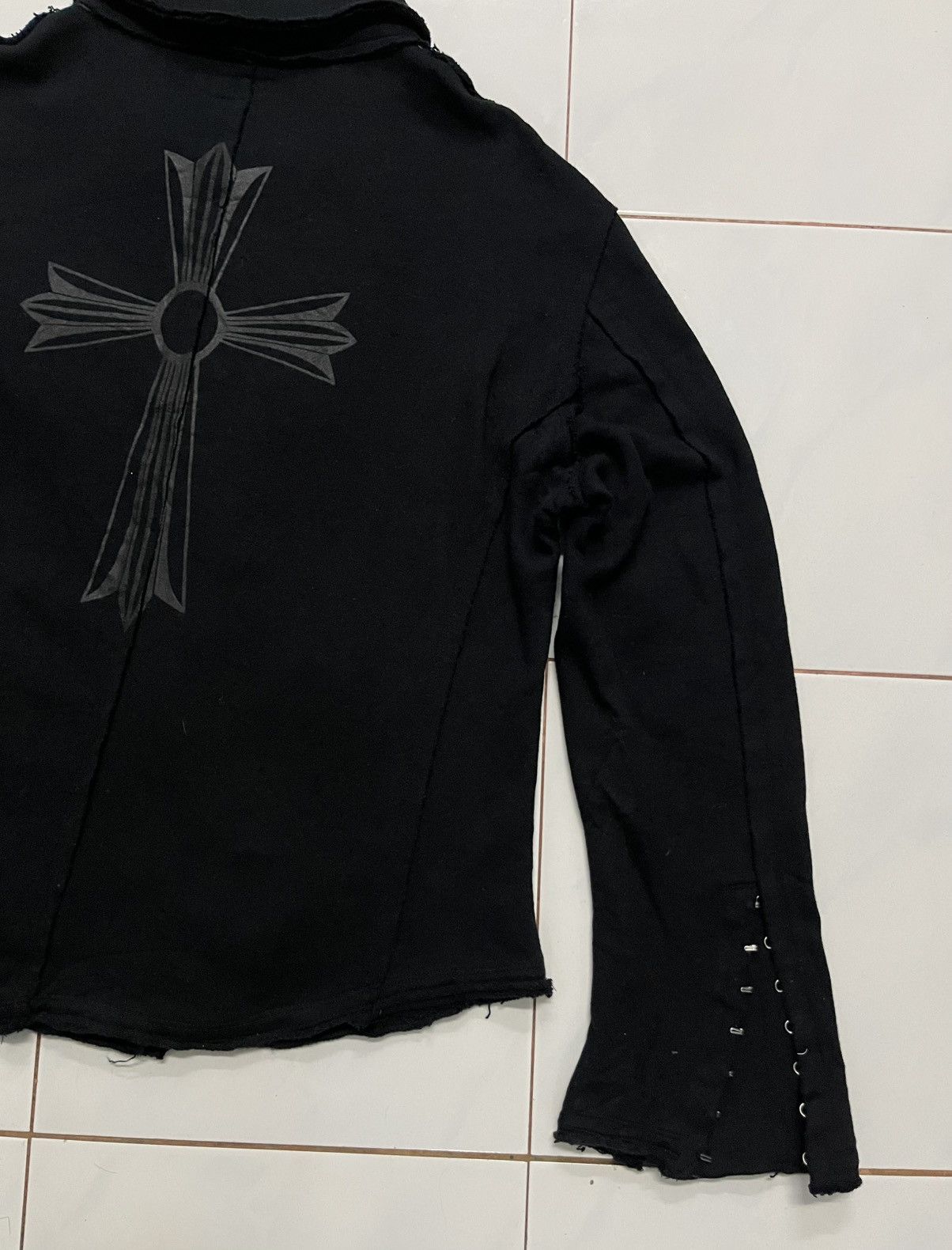 If Six Was Nine 2000s SEMANTIC DESIGN COTTON JACKET CROSS DESIGN Size US L / EU 52-54 / 3 - 14 Thumbnail