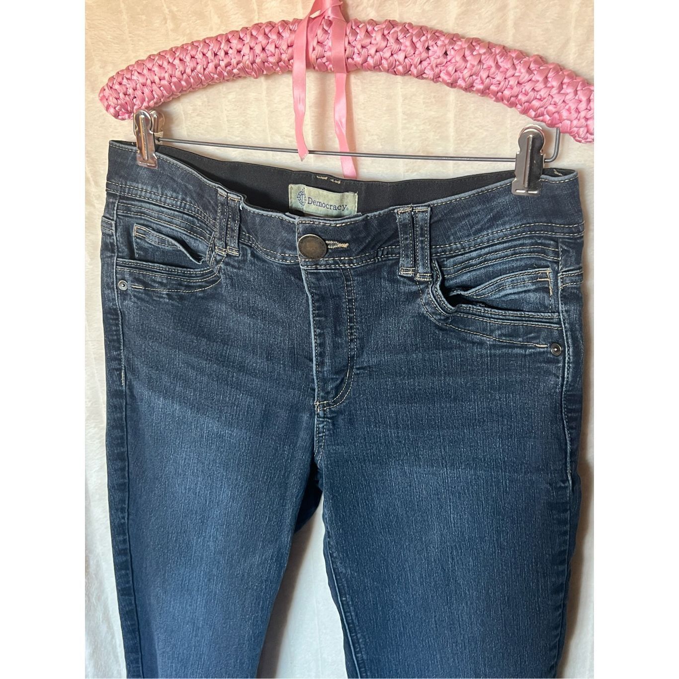 Other Democracy “ab” Technology Blue Jeans Woman’s Size 10 Skinny Size 32" / US 10 / IT 46 - 4 Thumbnail
