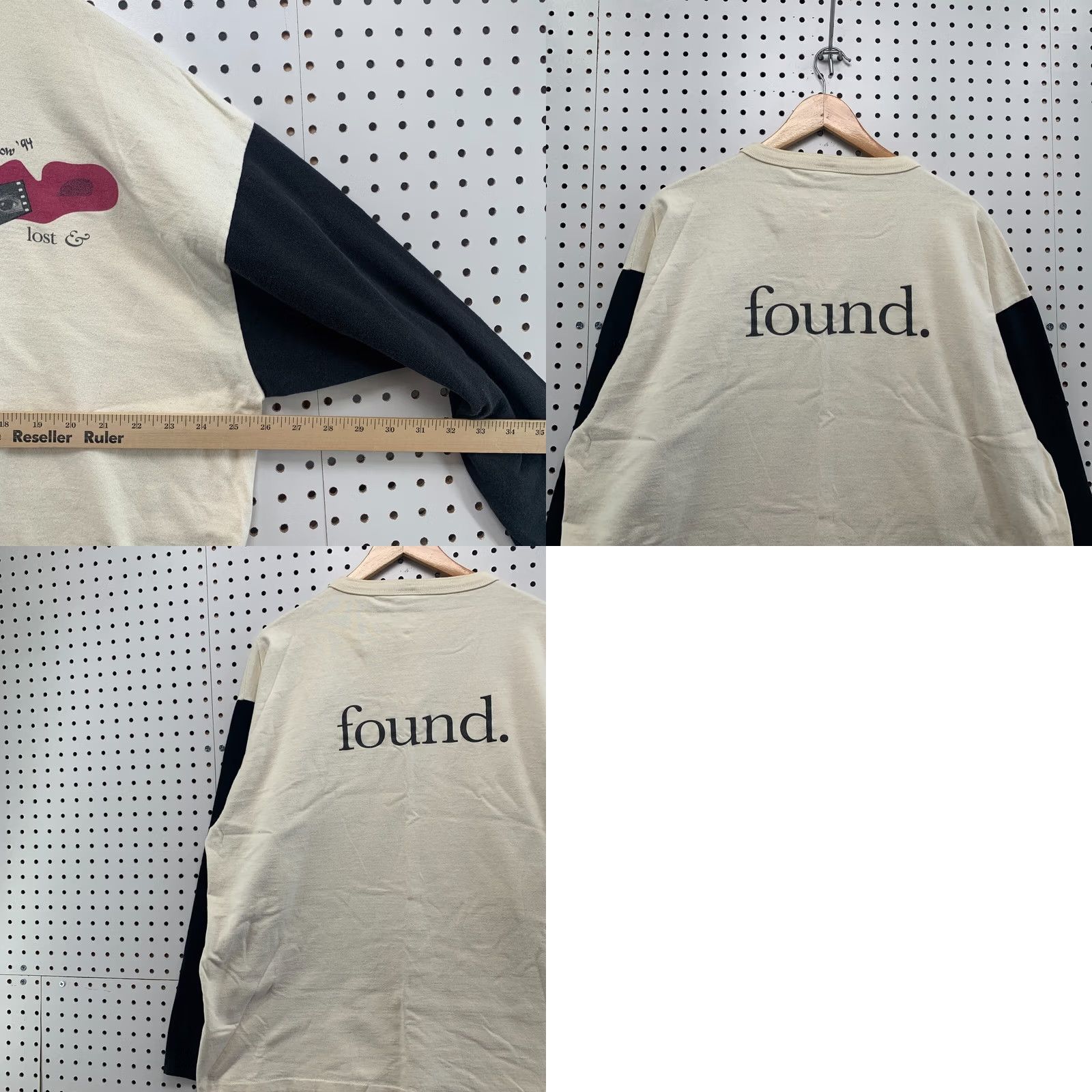 Vintage VINTAGE WAA-MU Show Henley Shirt Beige Long Sleeve Lost & Found Mens 2XL 1994 Size US XL / EU 56 / 4 - 9 Thumbnail