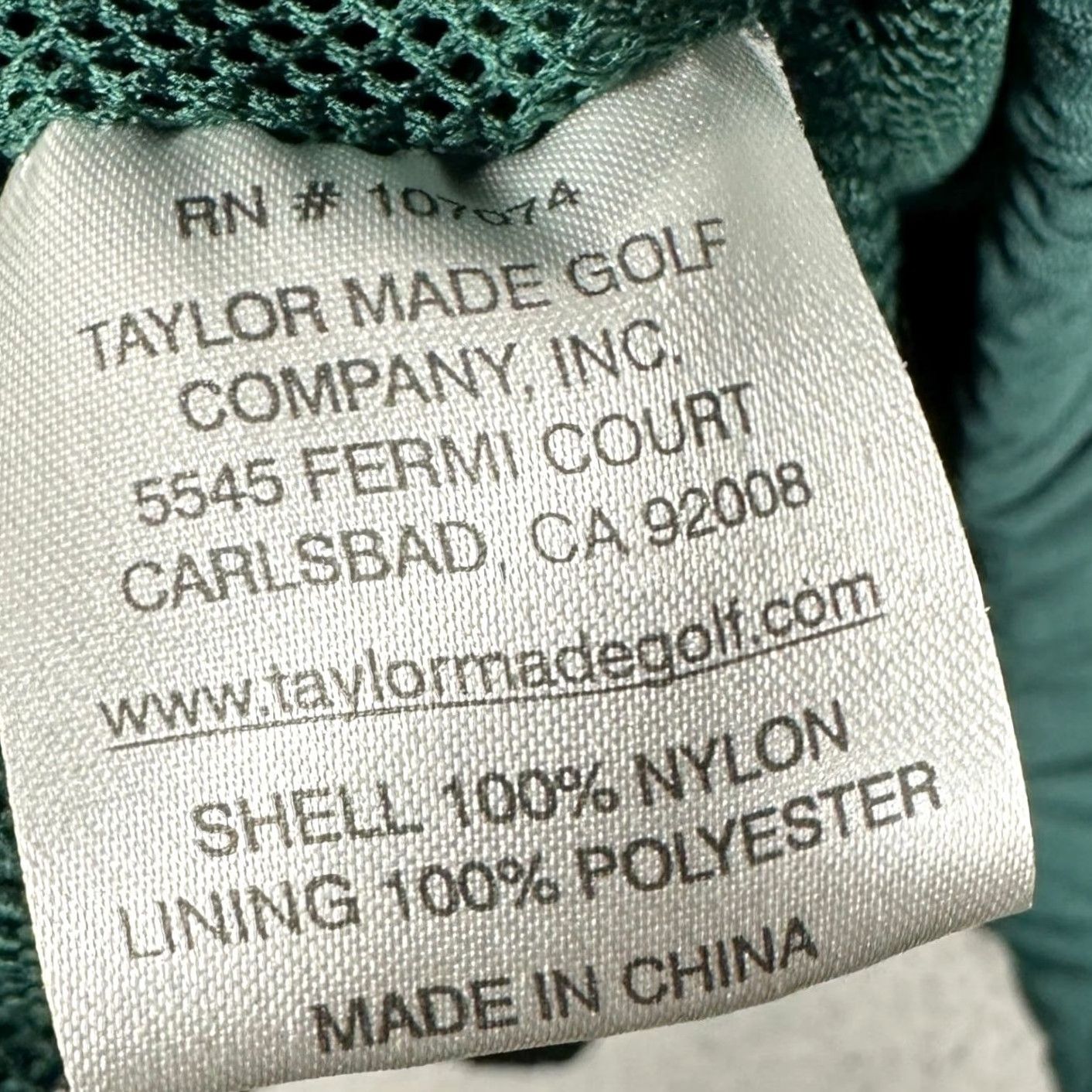 TaylorMade VINTAGE TaylorMade Windbreaker Jacket Mens 2XL Green Pullover Lightweight V-Neck Golf Athletic Casual Travel Size US XXL / EU 58 / 5 - 5 Thumbnail