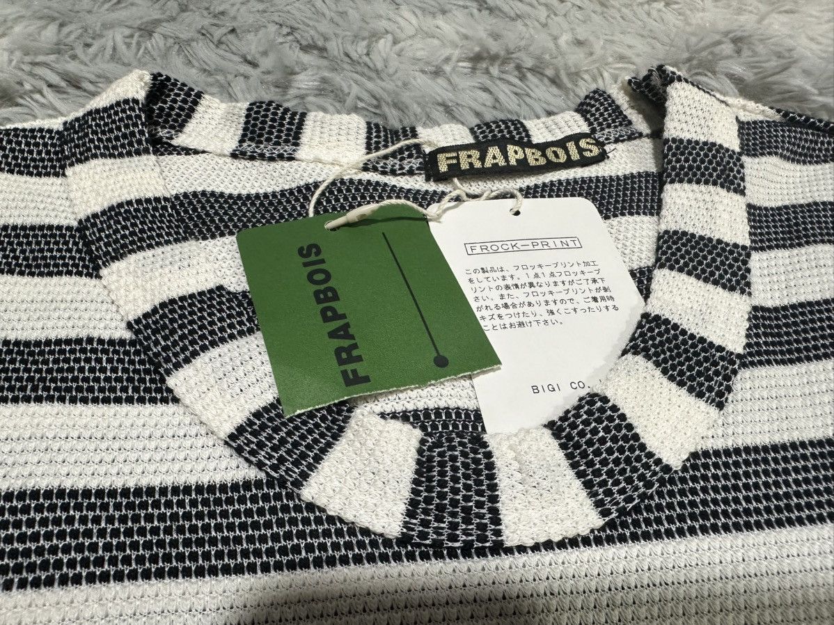 Frapbois 🔥Frapbois By Issey Miyake Border Striped Tee Crazy Pockets Size US S / EU 44-46 / 1 - 4 Thumbnail