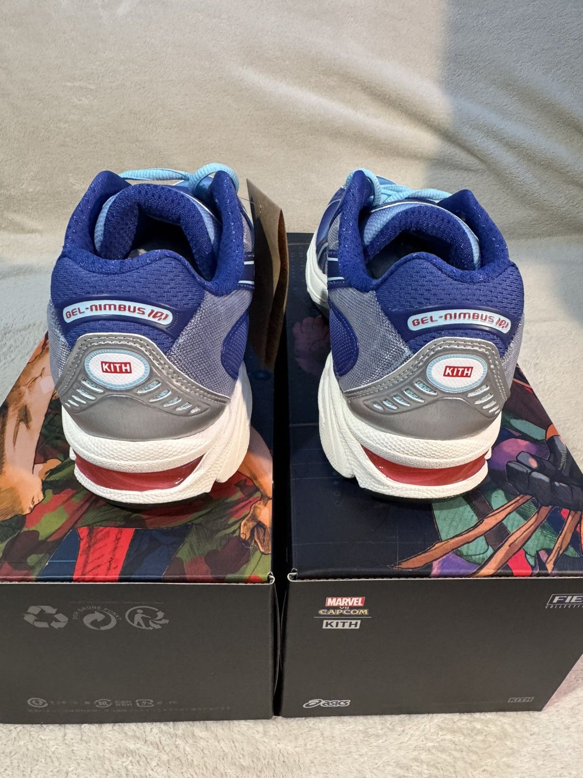 Asics × Kith × Marvel Comics ASICS Gel Nimbus 10.1 Kith Marvel v Capcom Ironman v Megaman Size US 8.5 / EU 41-42 - 8 Thumbnail