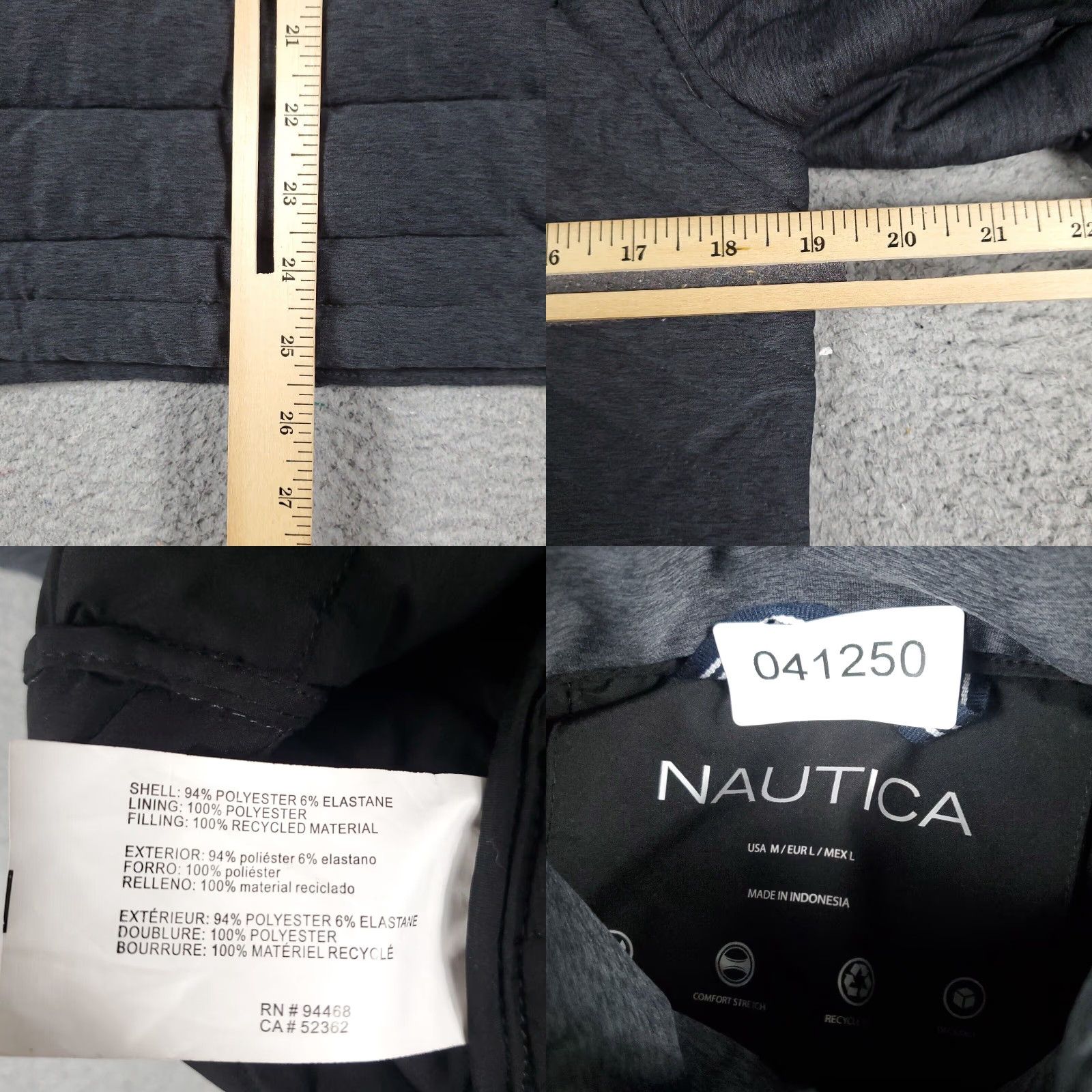Nautica Nautica Jacket Womens Size Medium Gray Puffer Full Zip Coat Ladies Size M / US 6-8 / IT 42-44 - 8 Thumbnail