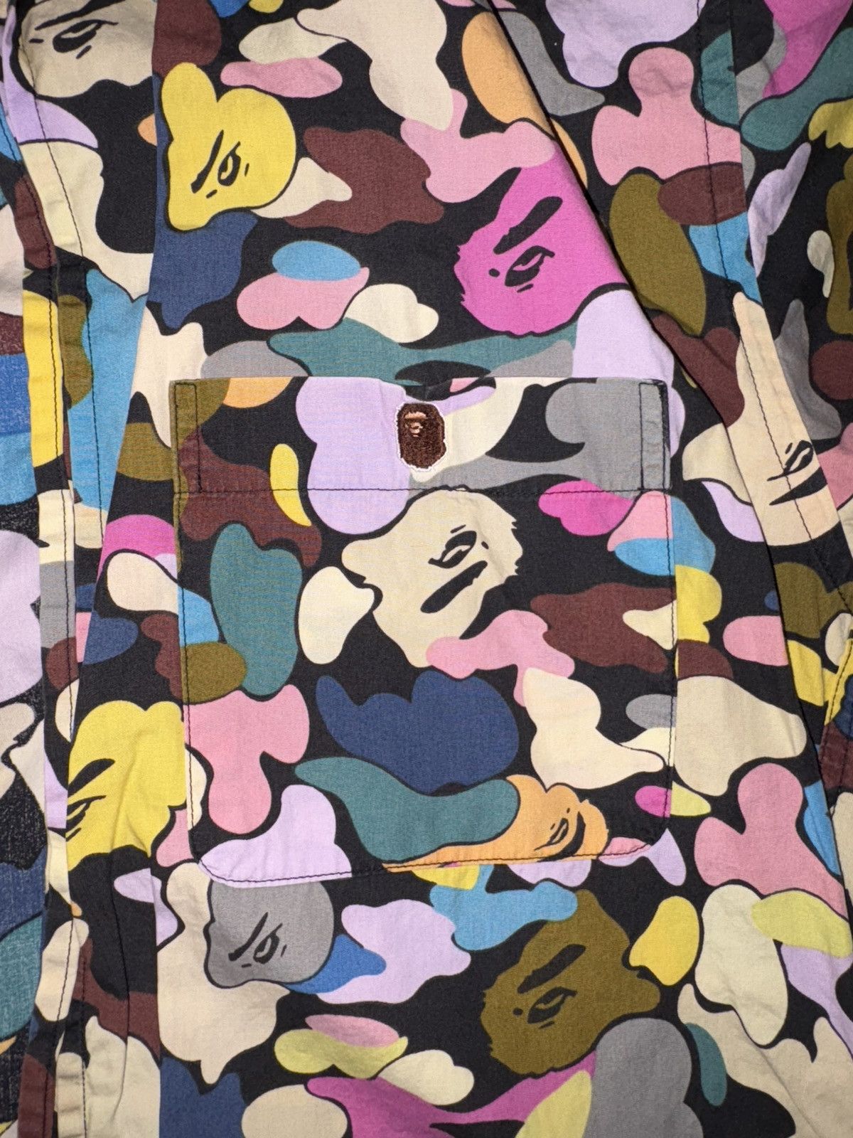 Bape RARE bathing ape button up shirt Size US L / EU 52-54 / 3 - 2 Thumbnail