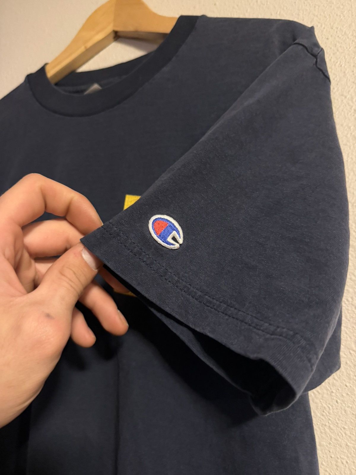 Champion vtg 90s champion double sided logo graphic t shirt medium Size US M / EU 48-50 / 2 - 6 Thumbnail