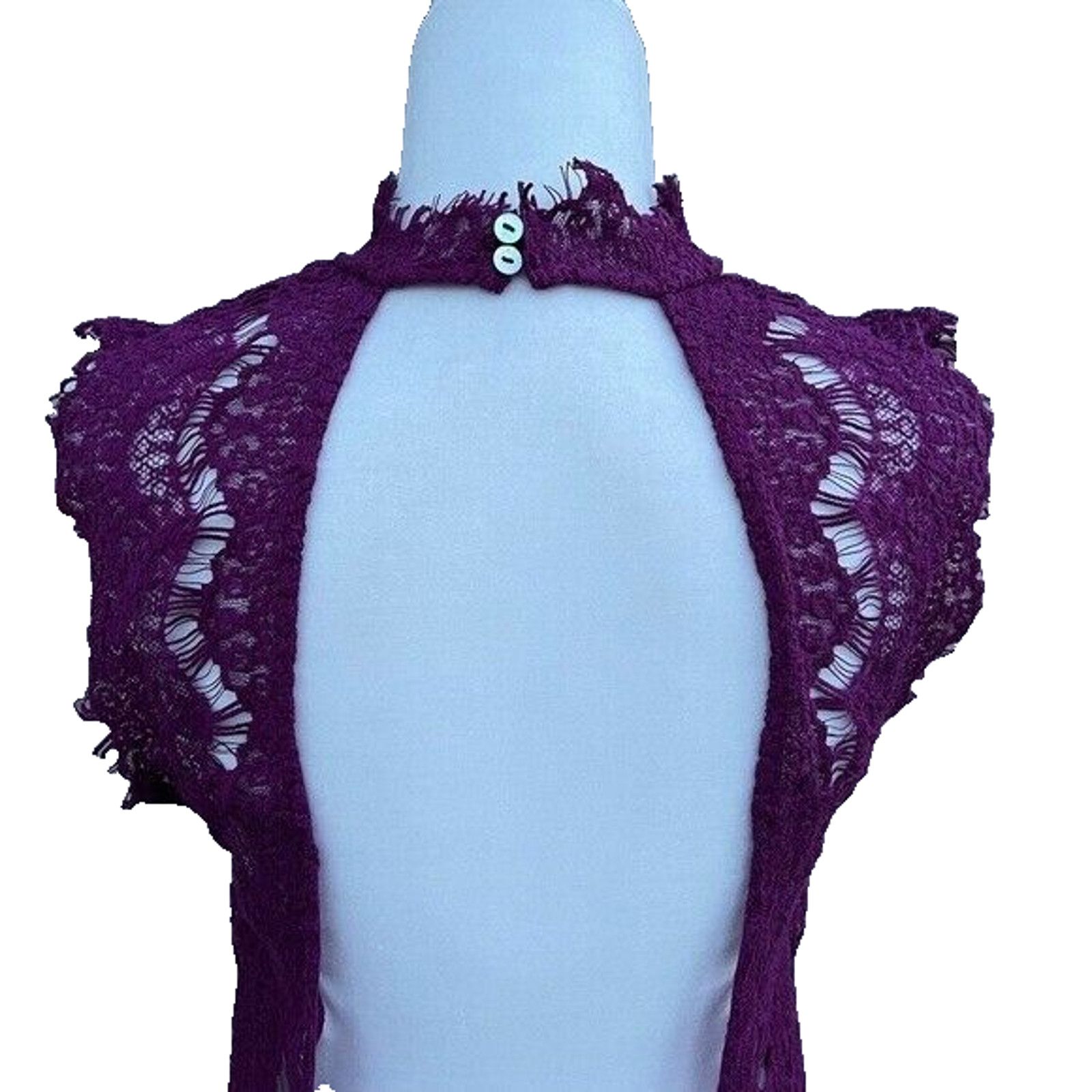 Free People Free people women dress size Large purple color A000274 Size L / US 10 / IT 46 - 3 Thumbnail