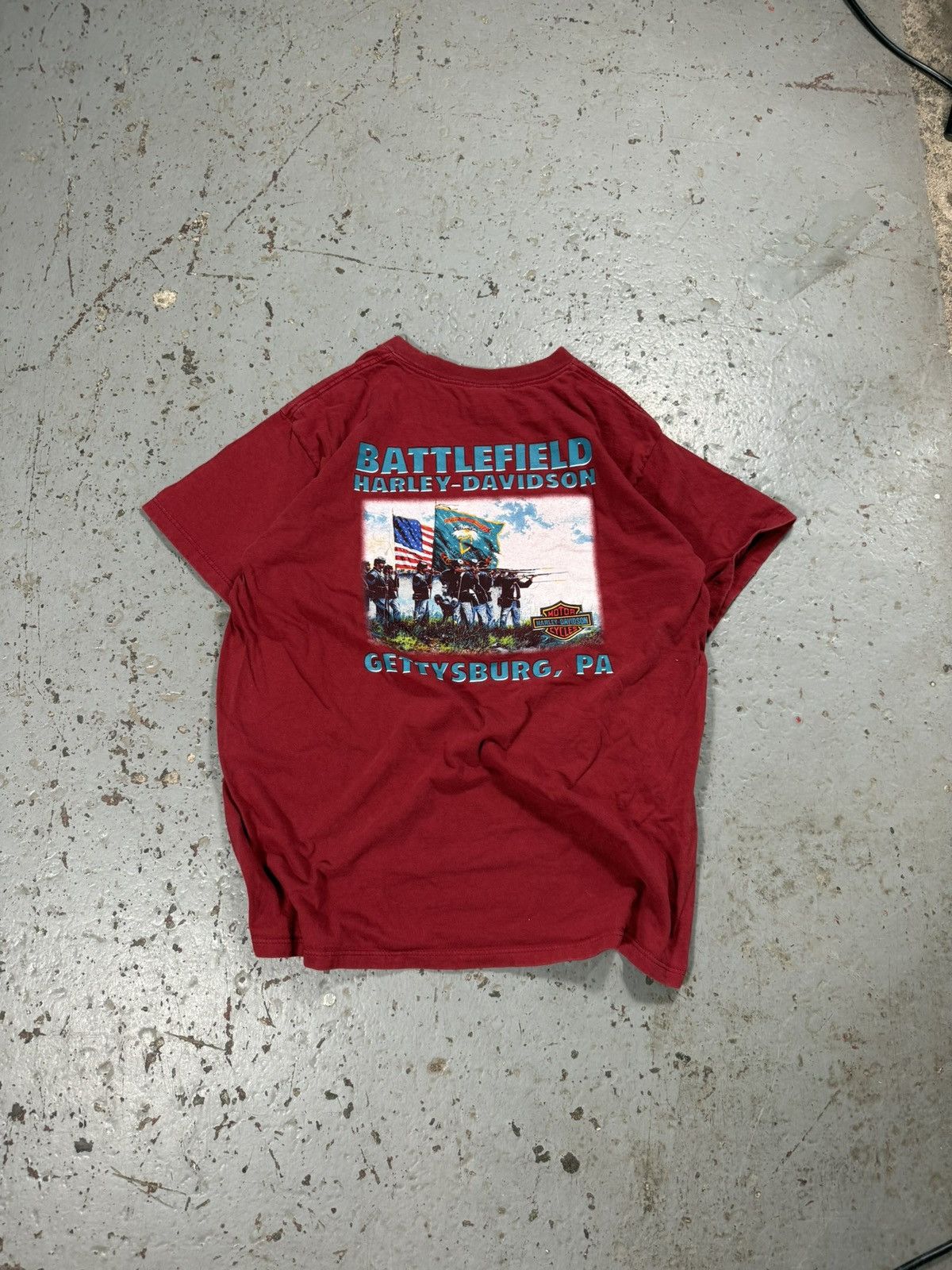Other Vintage Harley Davidson Rifle Tee Size US XL / EU 56 / 4 - 5 Thumbnail