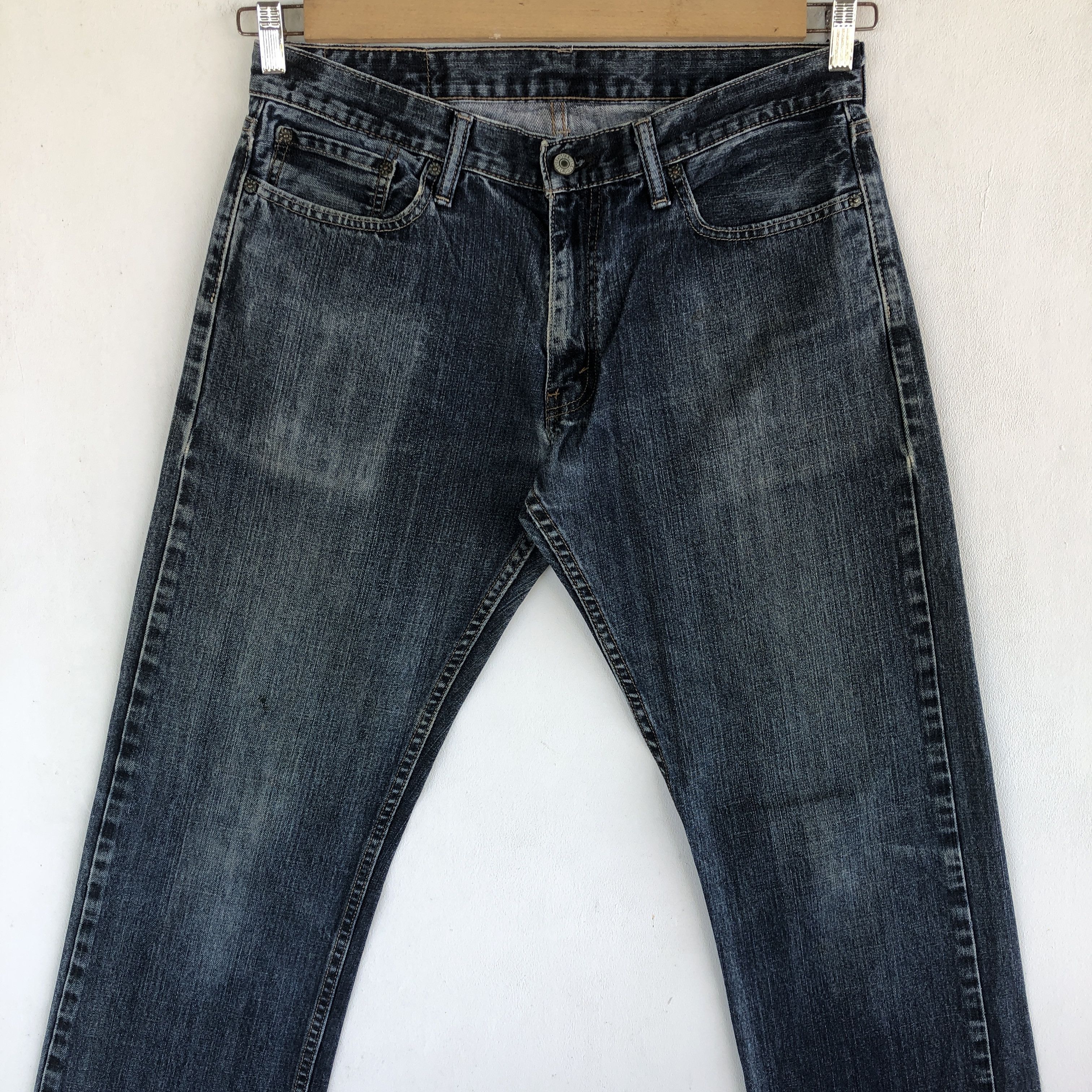 Levi's Vintage Levis Distressed Jeans Levi's 514 Faded Denim Size US 32 / EU 48 - 3 Thumbnail