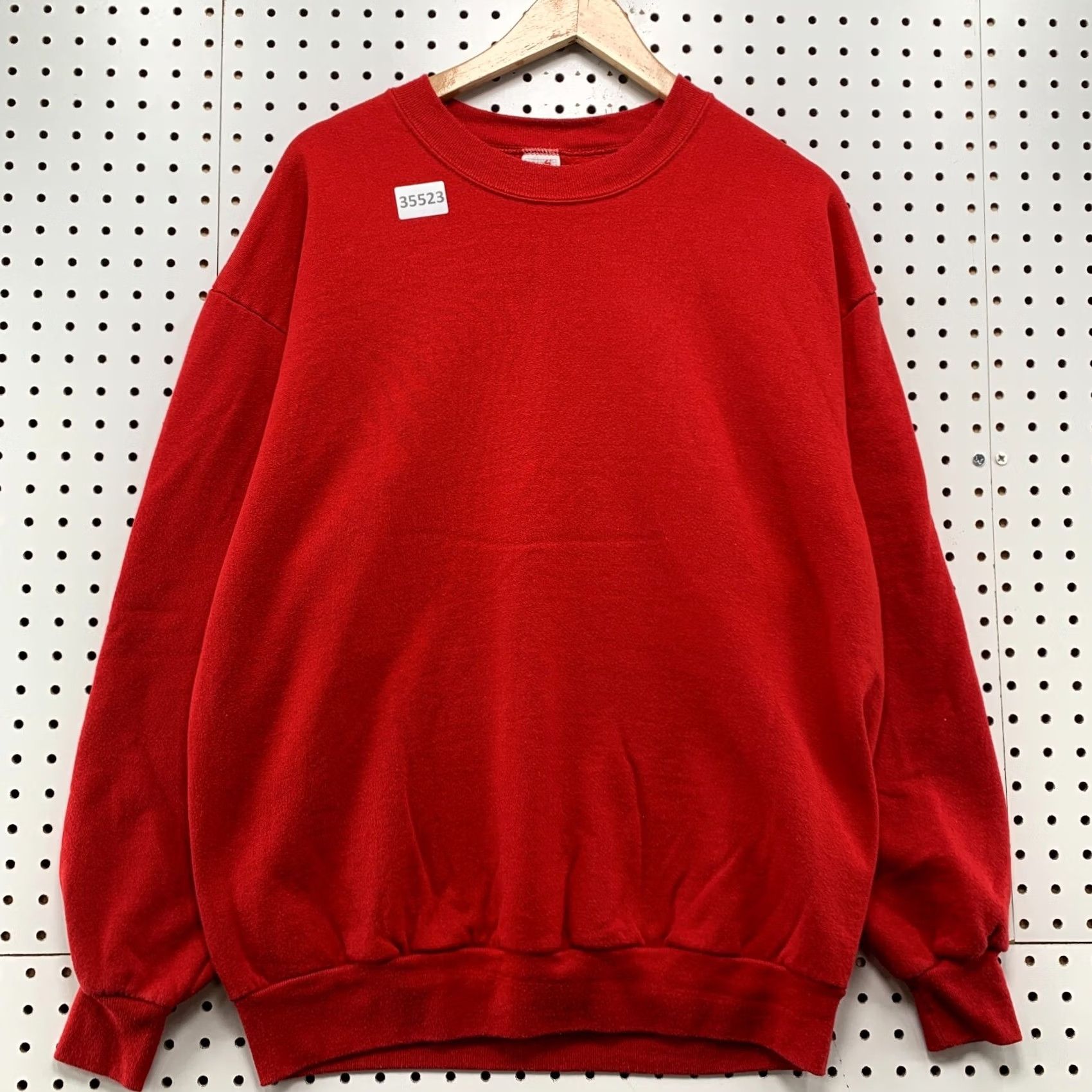 Jerzees VINTAGE Jerzees Sweatshirt Mens XL Red Pullover Crewneck 80s USA 23x28 Size US XL / EU 56 / 4 - 2 Thumbnail